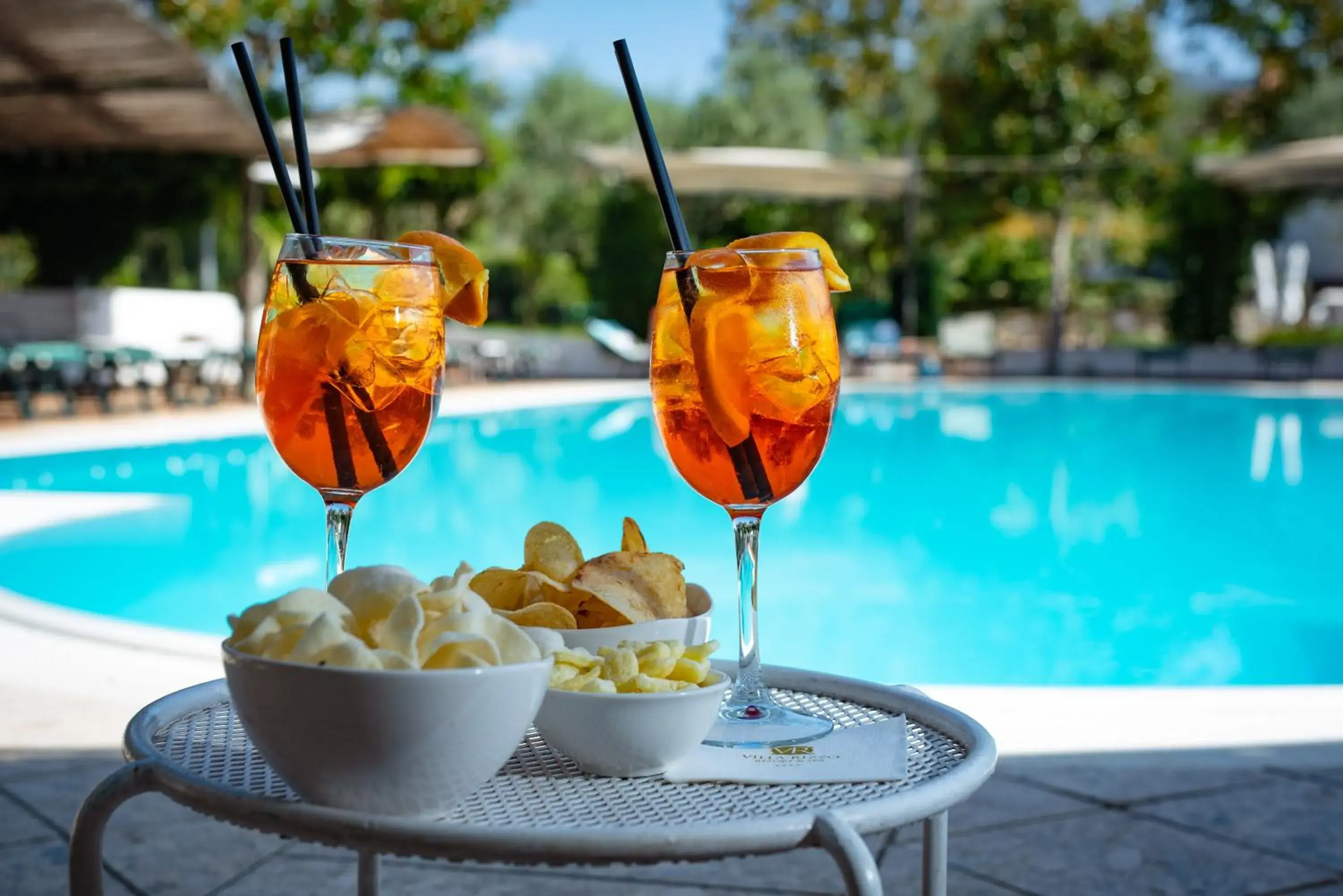 Food and drinks, Swimming Pool in Hotel Villa Rizzo Resort and Spa
