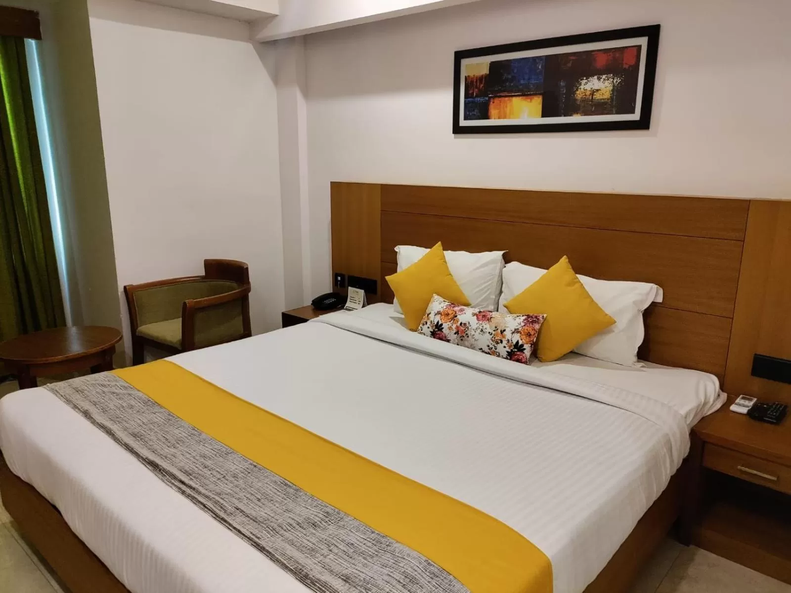 Bed in Hotel Park Residency