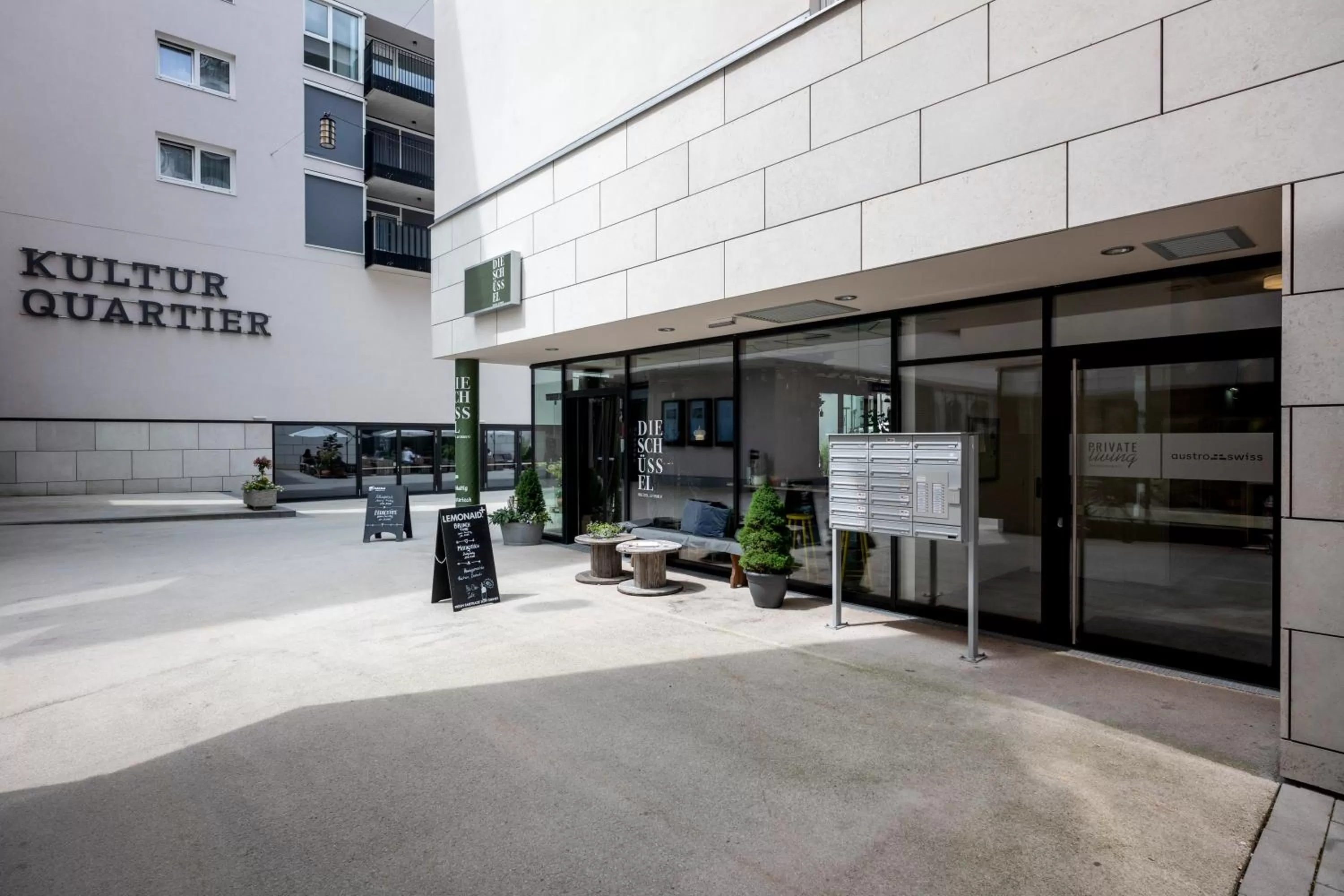 Facade/entrance in Private Living Apartments