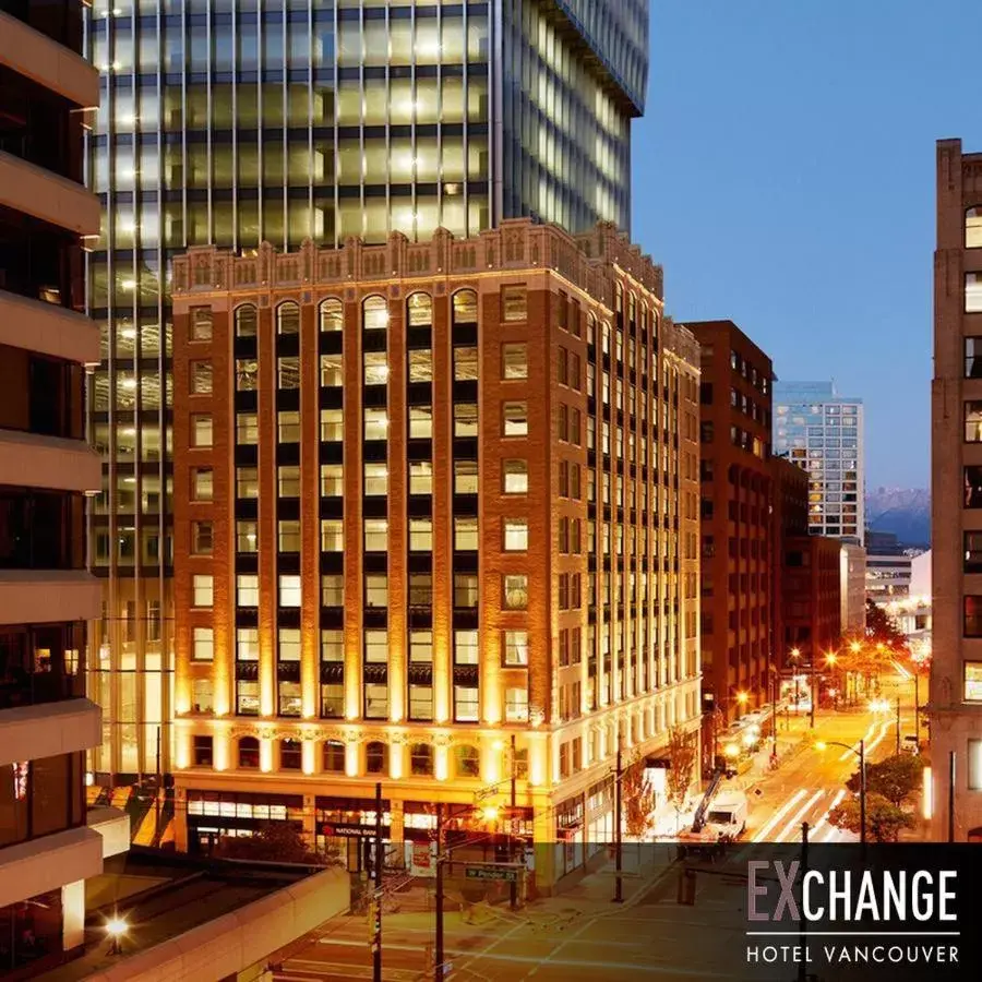 Property building in EXchange Hotel Vancouver Property building in EXchange Hotel Vancouver