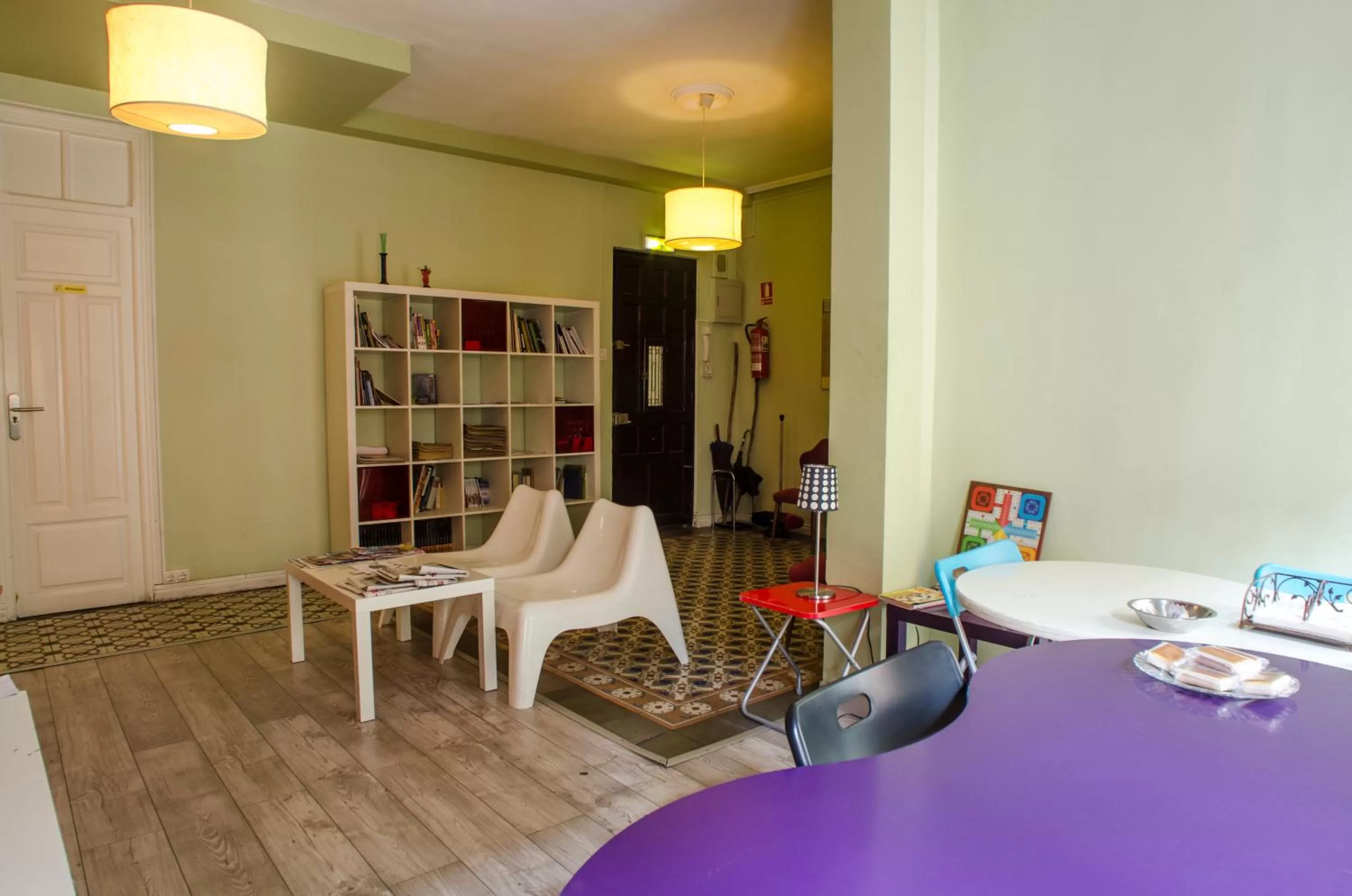 Living room in Pensión Blanca B&B