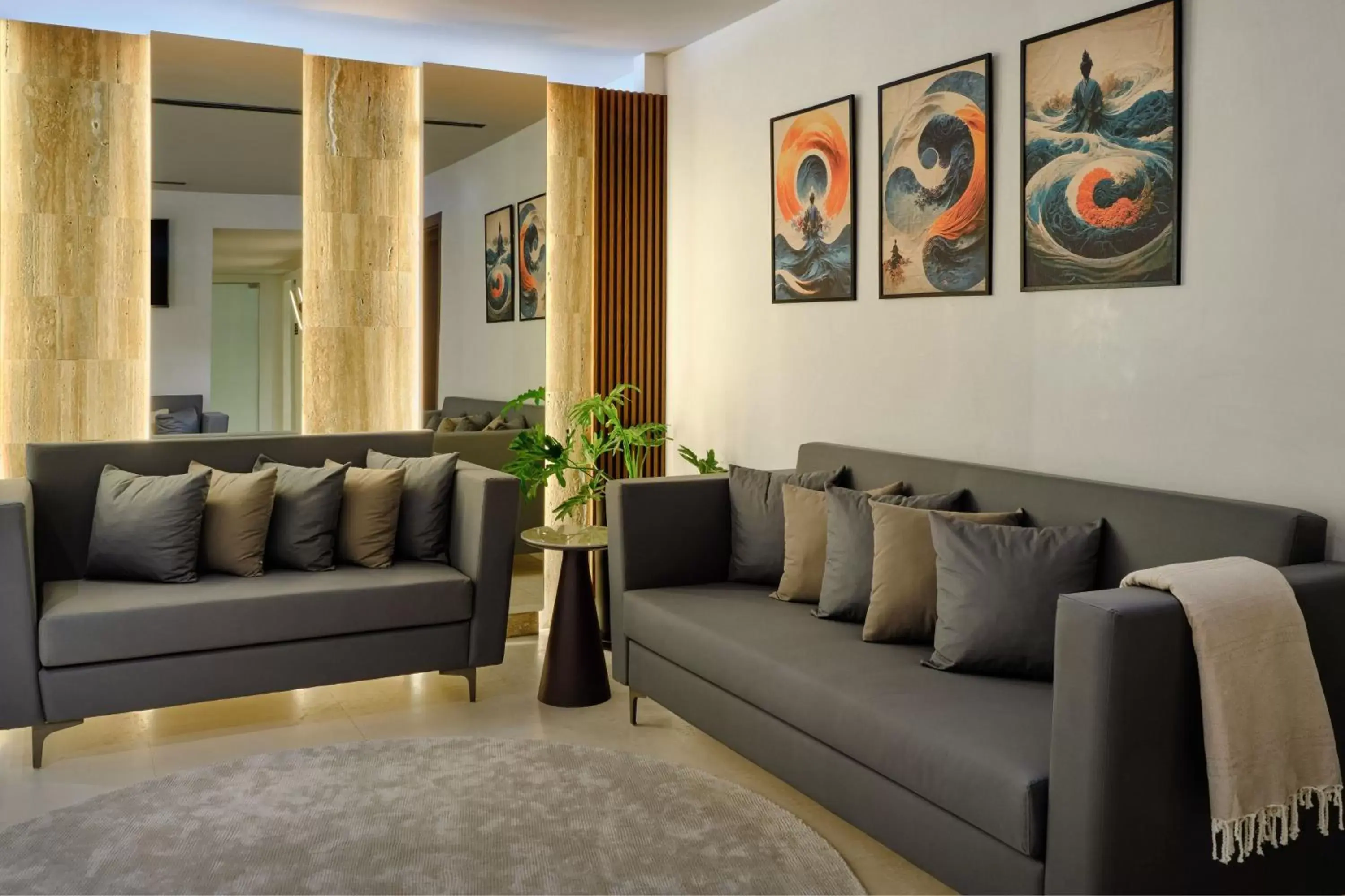 Lounge or bar, Seating Area in Tunis Marriott Hotel