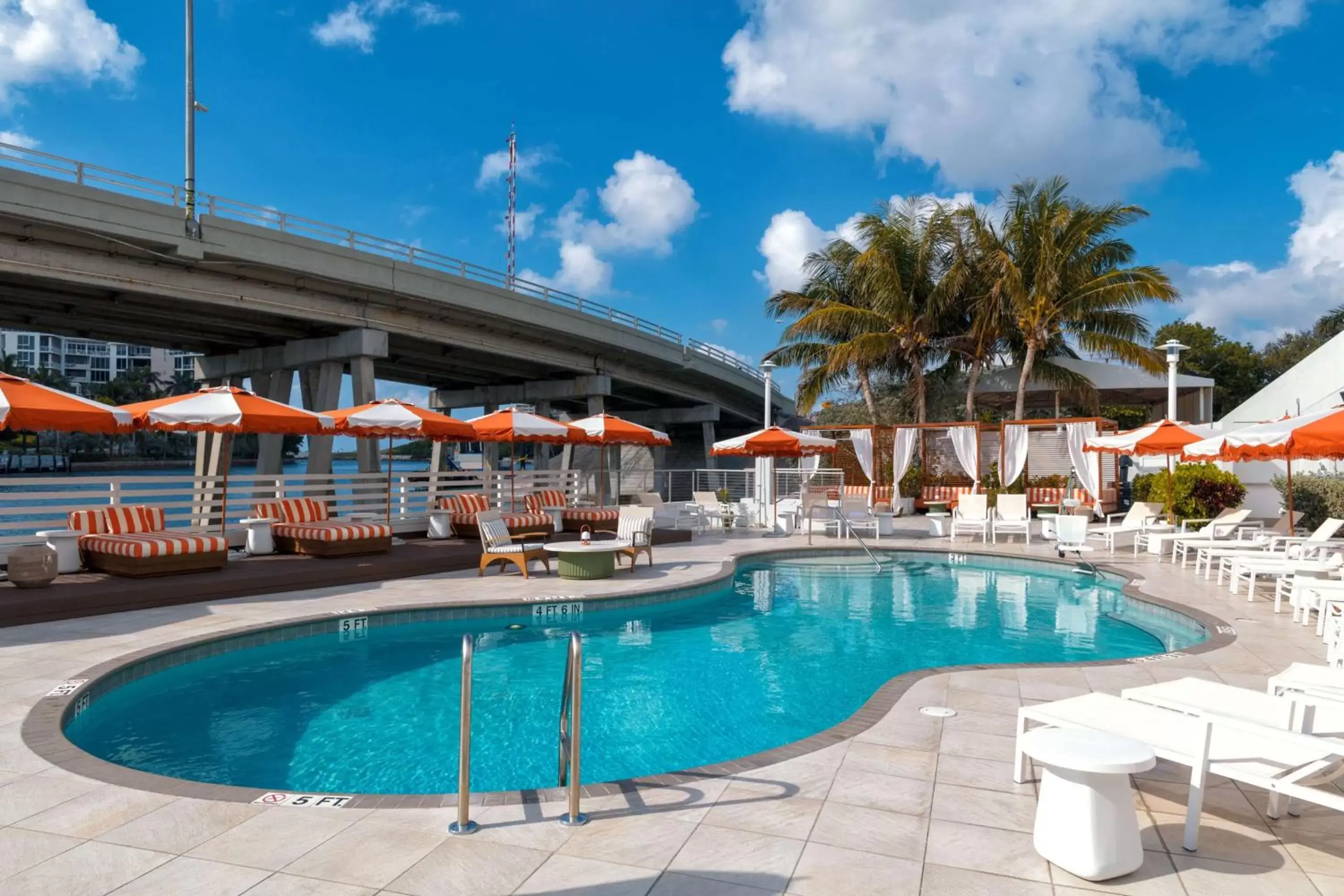 Pool view, Swimming Pool in Waterstone Resort & Marina Boca Raton, Curio Collection by Hilton