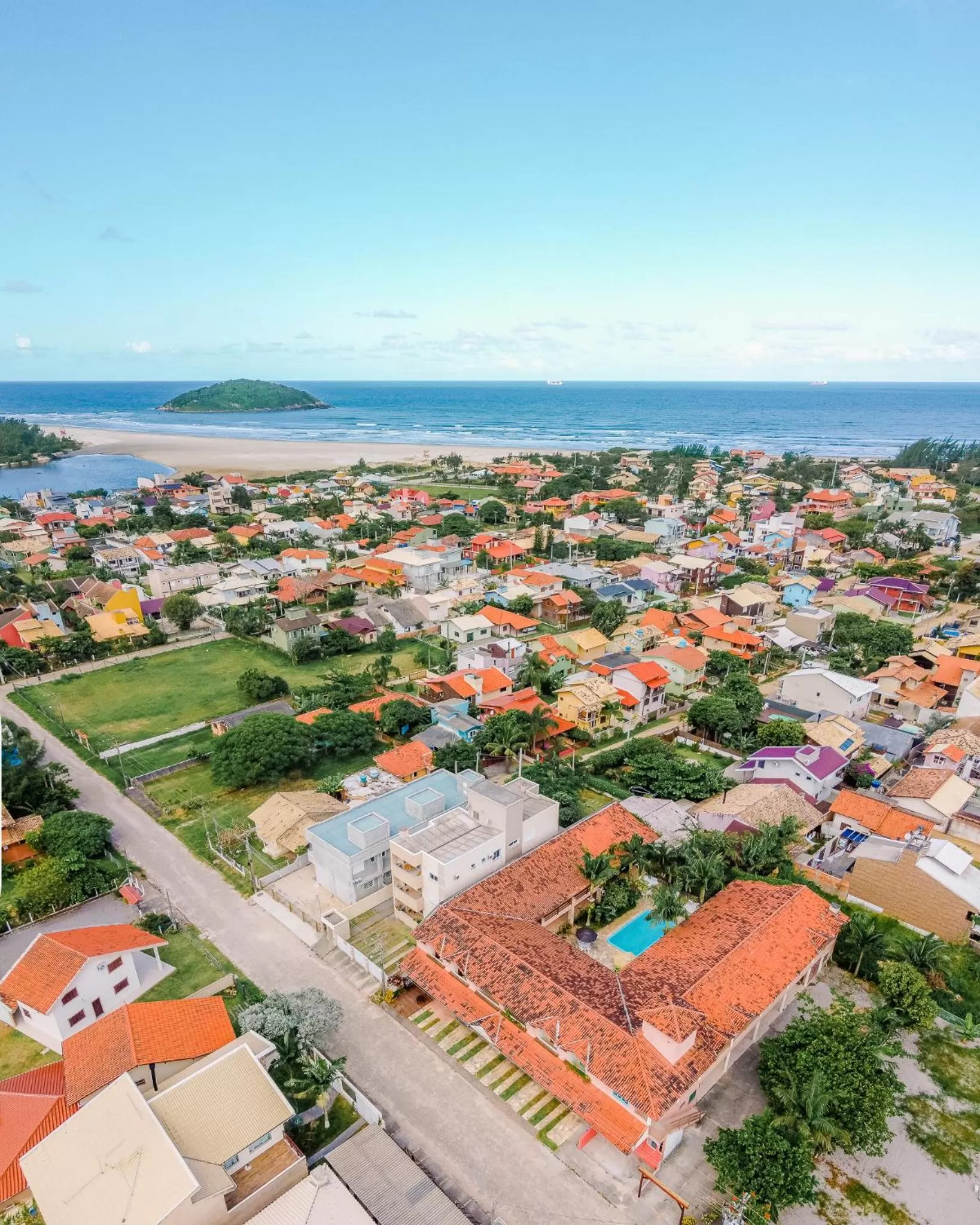 Bird's eye view in Pousada Chaday