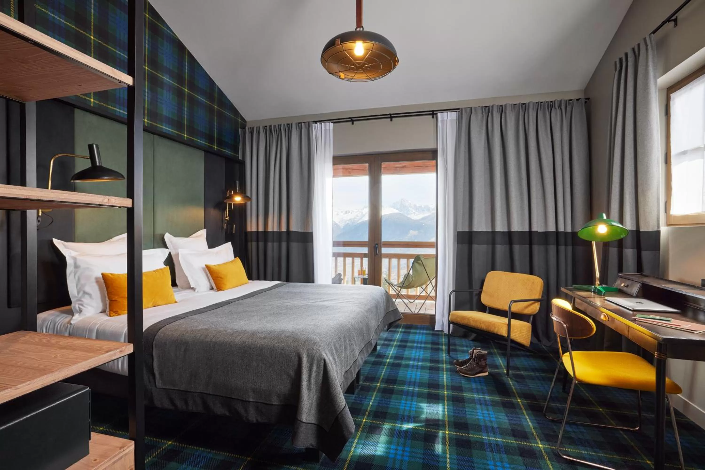 Bed in Chalet Alpen Valley, Mont-Blanc