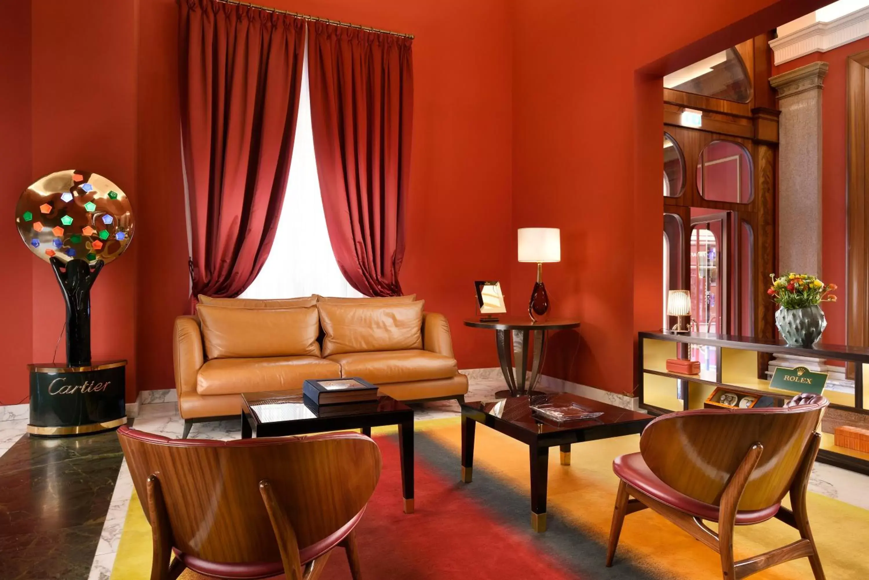 Lobby or reception, Seating Area in Hotel L'Orologio Roma - WTB Hotels