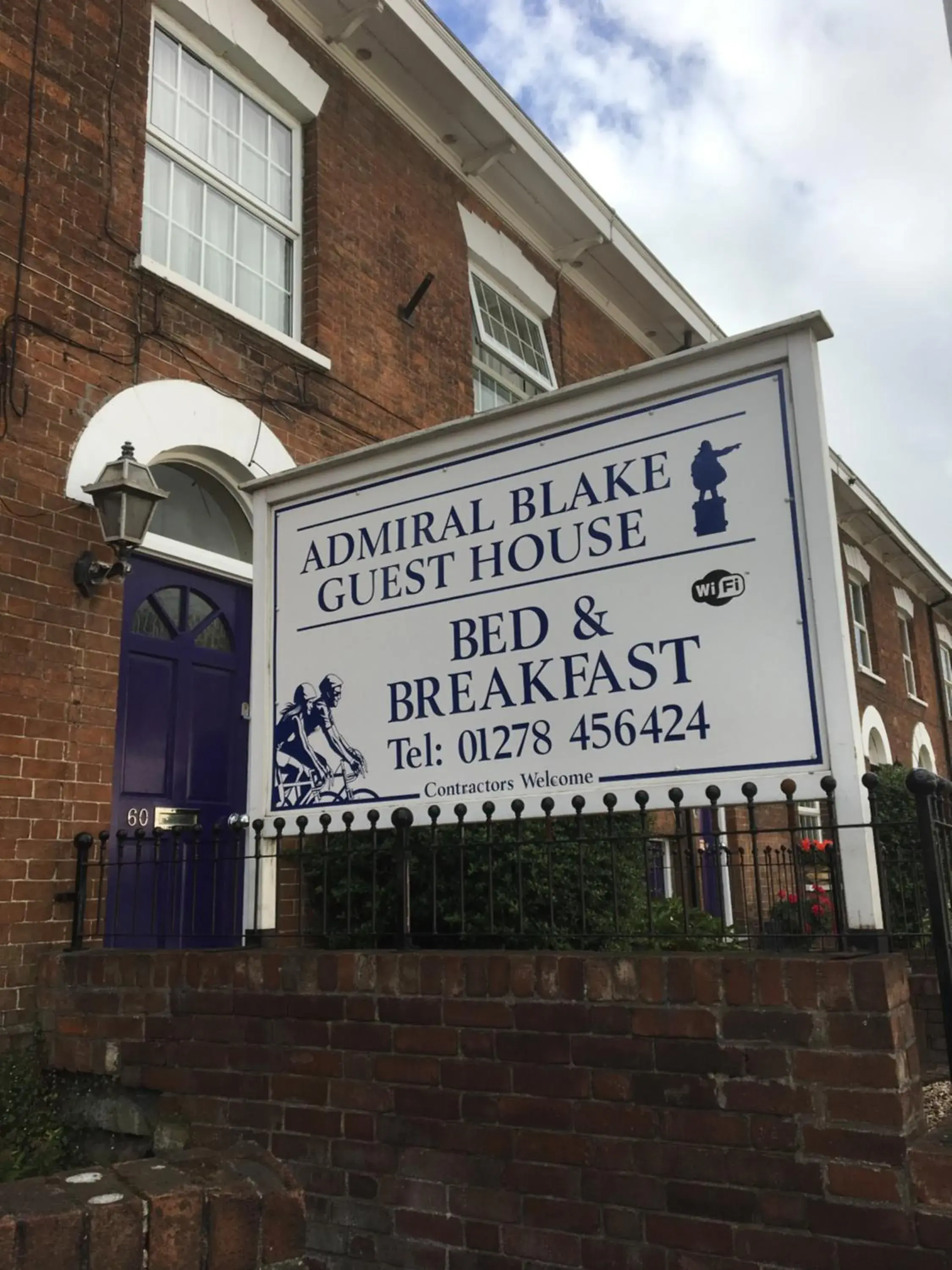 Property Logo/Sign in Admiral Blake Guesthouse