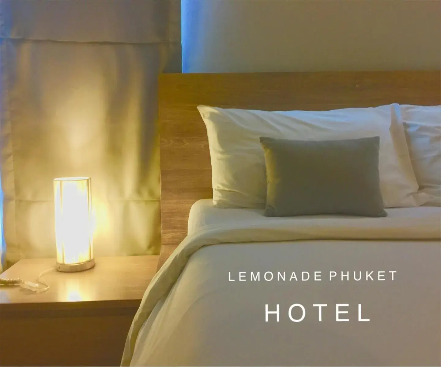 Bed in Lemonade Phuket Hotel -SHA Plus Bed in Lemonade Phuket Hotel -SHA Plus