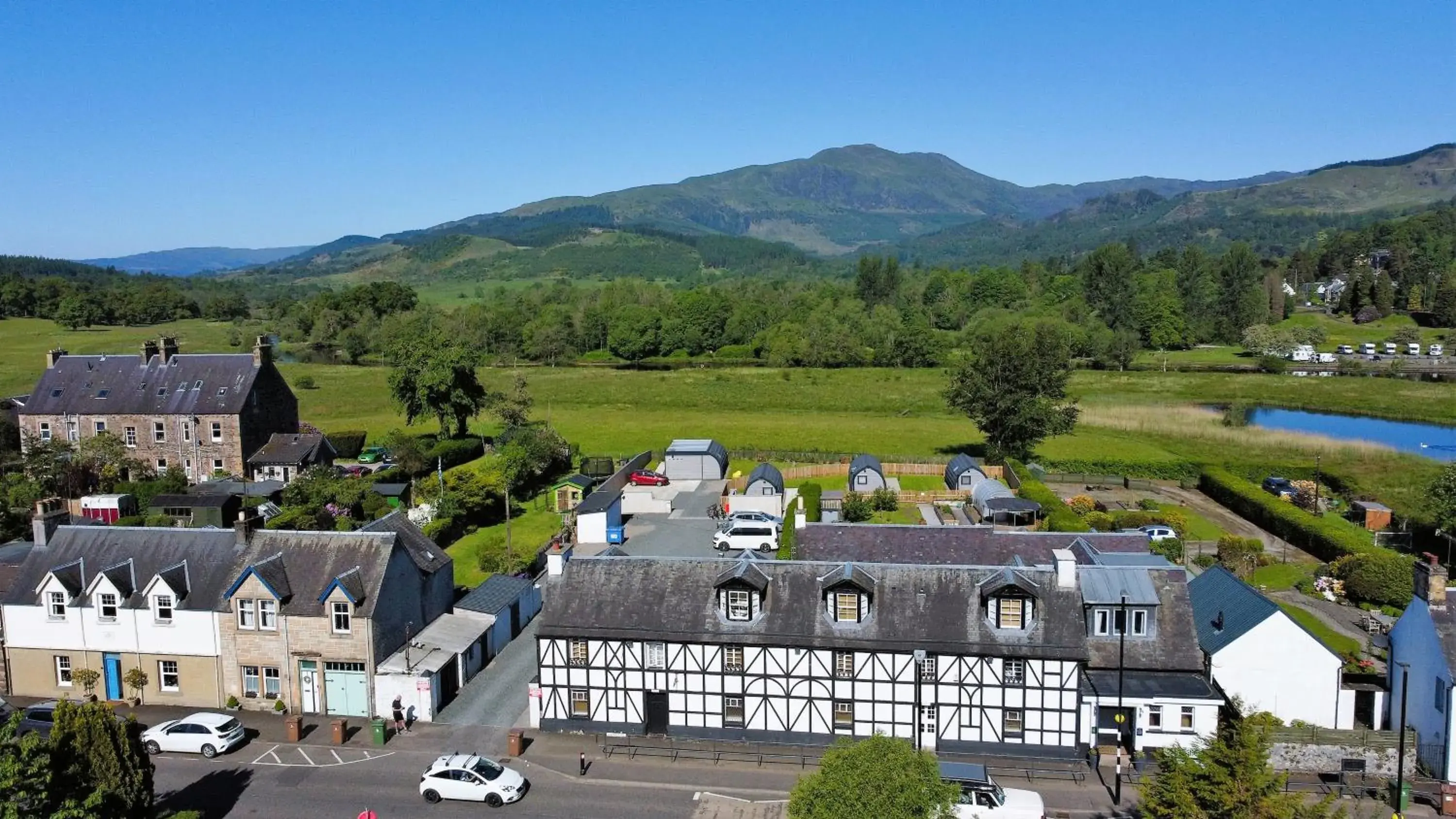 Mountain view, Bird's-eye View in Callander Hostel