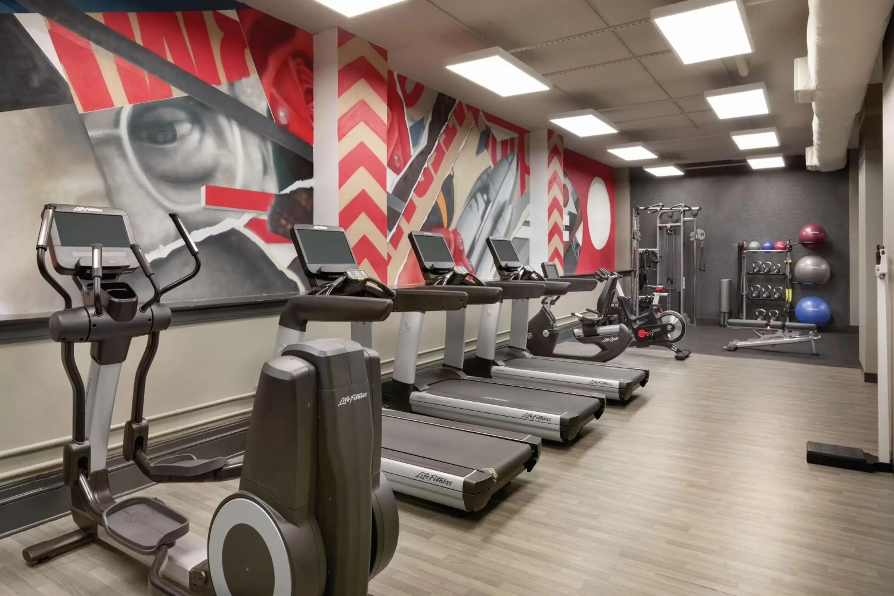 Fitness centre/facilities, Fitness Center/Facilities in The Central Station Memphis, Curio Collection By Hilton