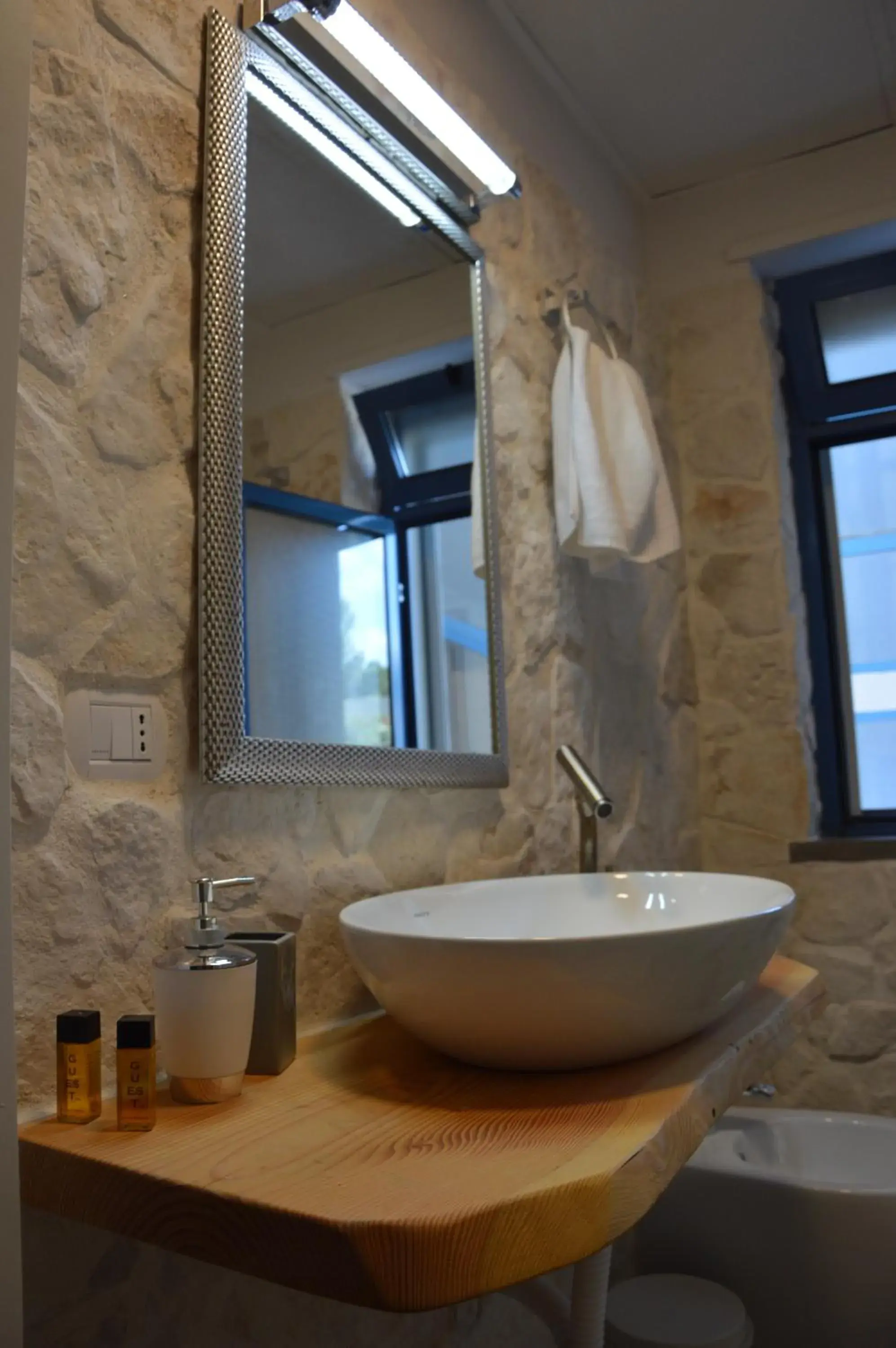 Bathroom in Hotel Residence La Corvetta