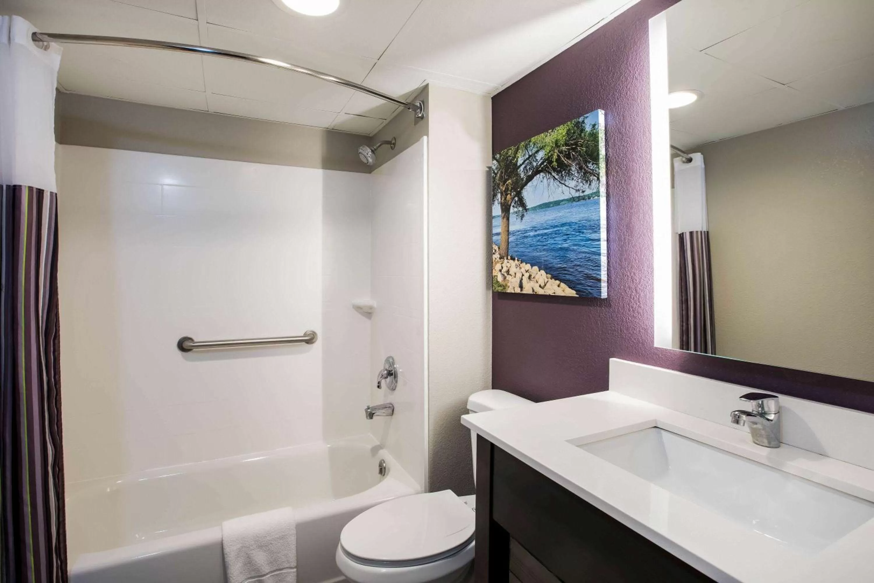 Bathroom in La Quinta Inn by Wyndham Davenport & Conference Center