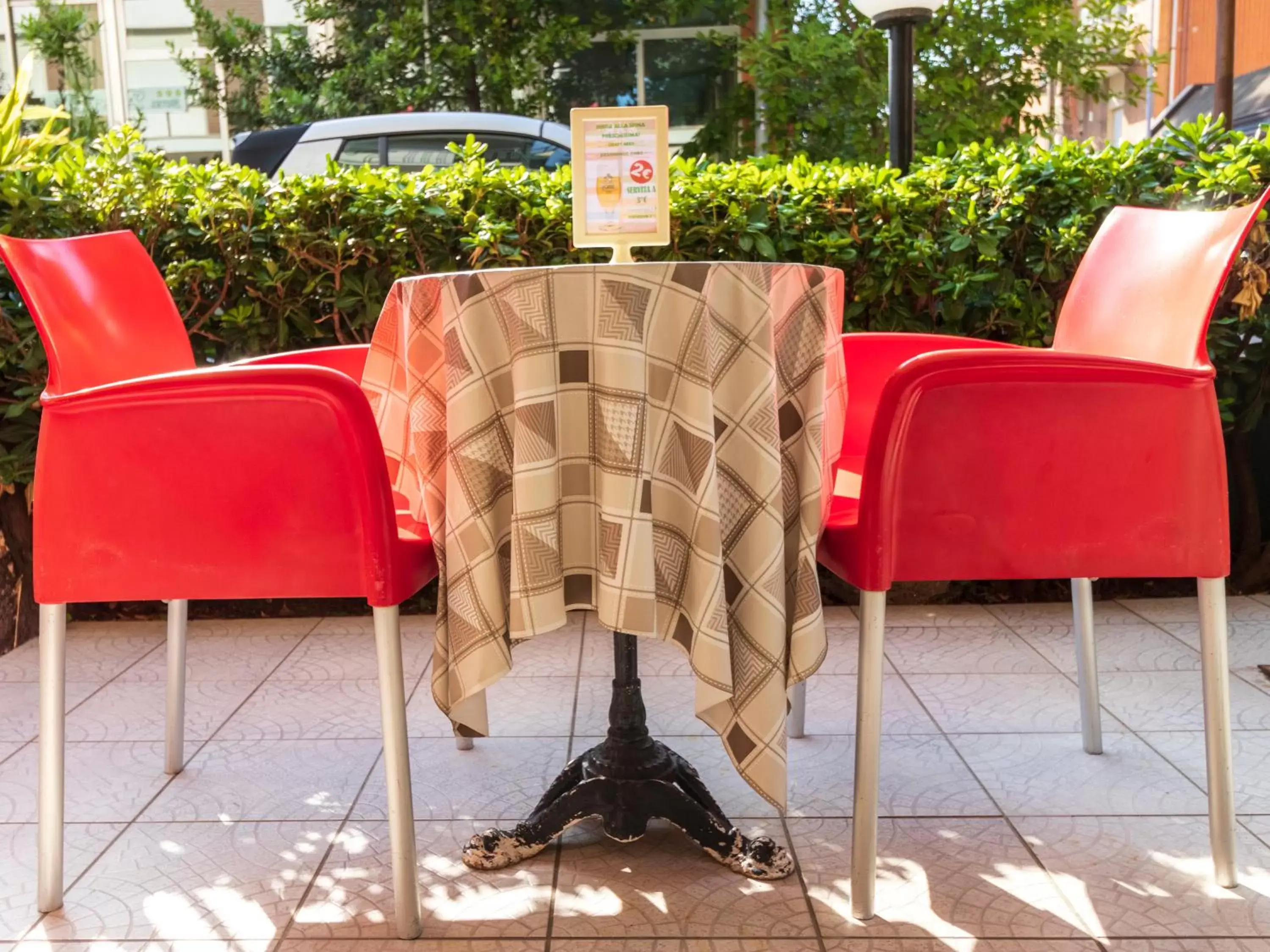 Patio in Hotel Ausonia