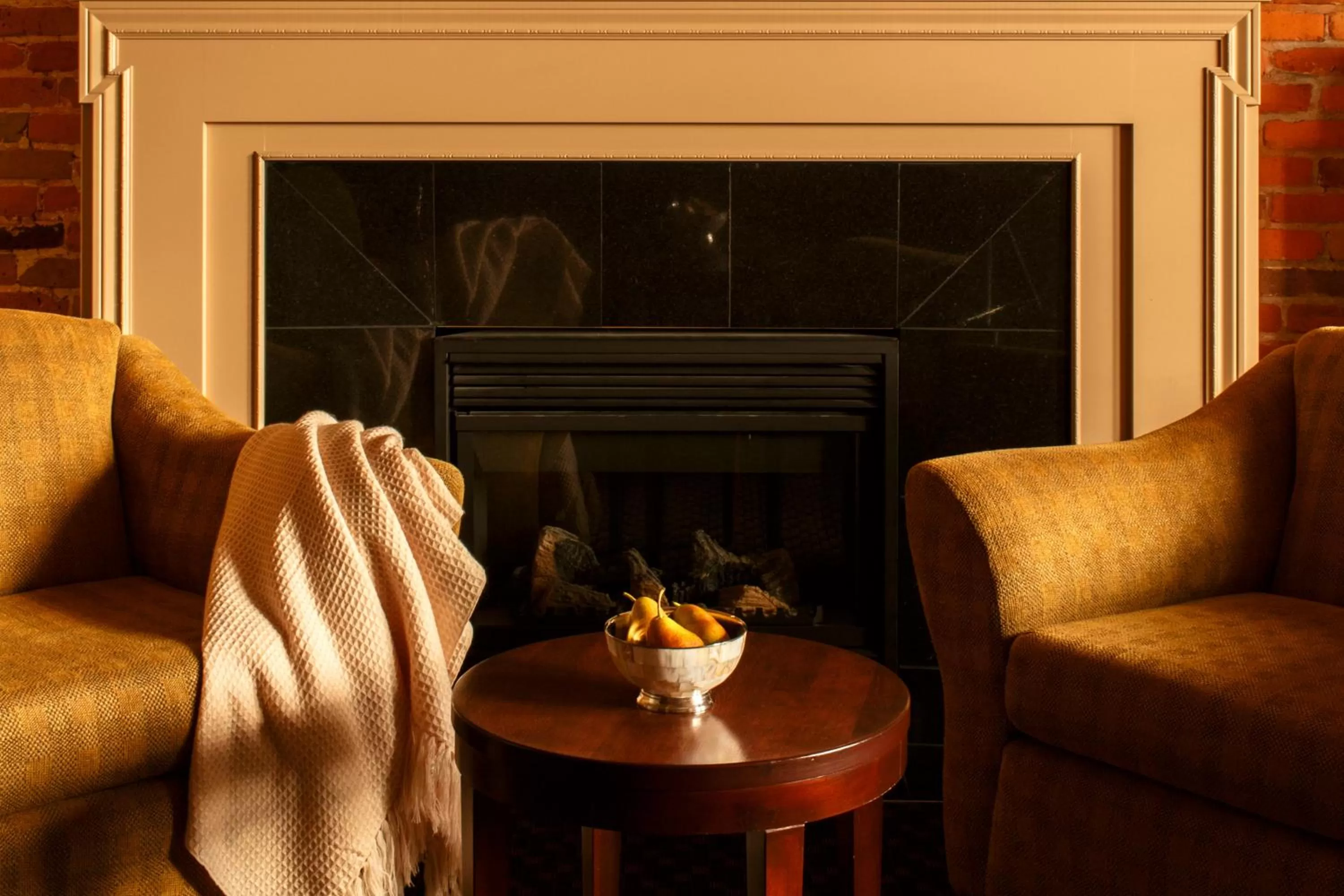 Seating area in Hotel Nelligan