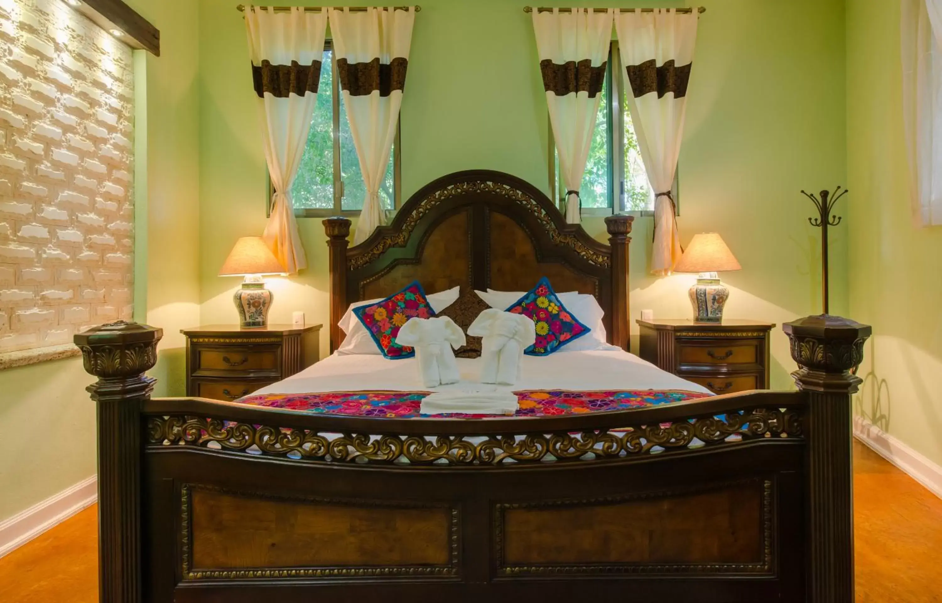 Bed in Hacienda Xcaret