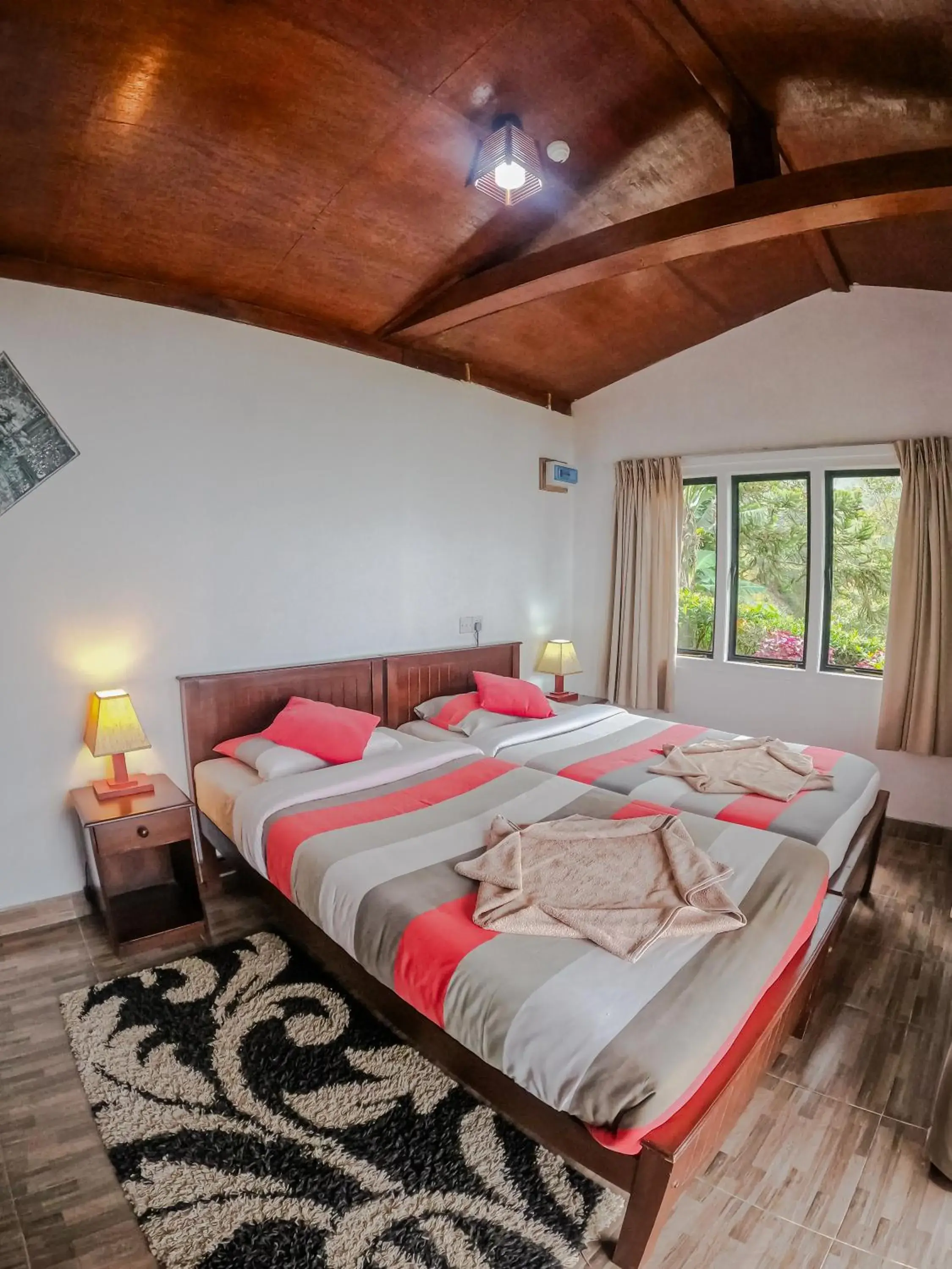 Bed in Hill Safari Eco Lodge