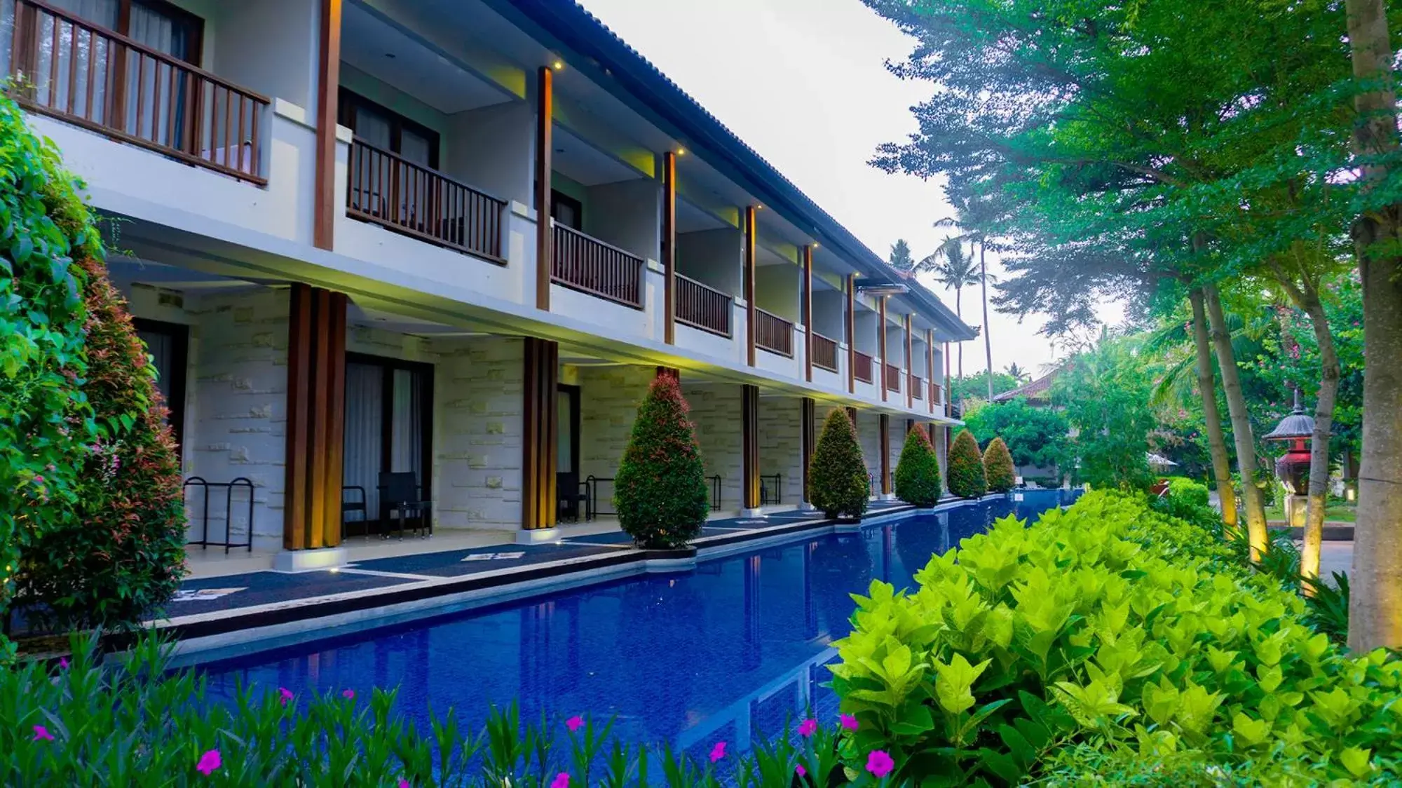 Pool view, Swimming Pool in Grand Whiz Hotel Nusa Dua Bali