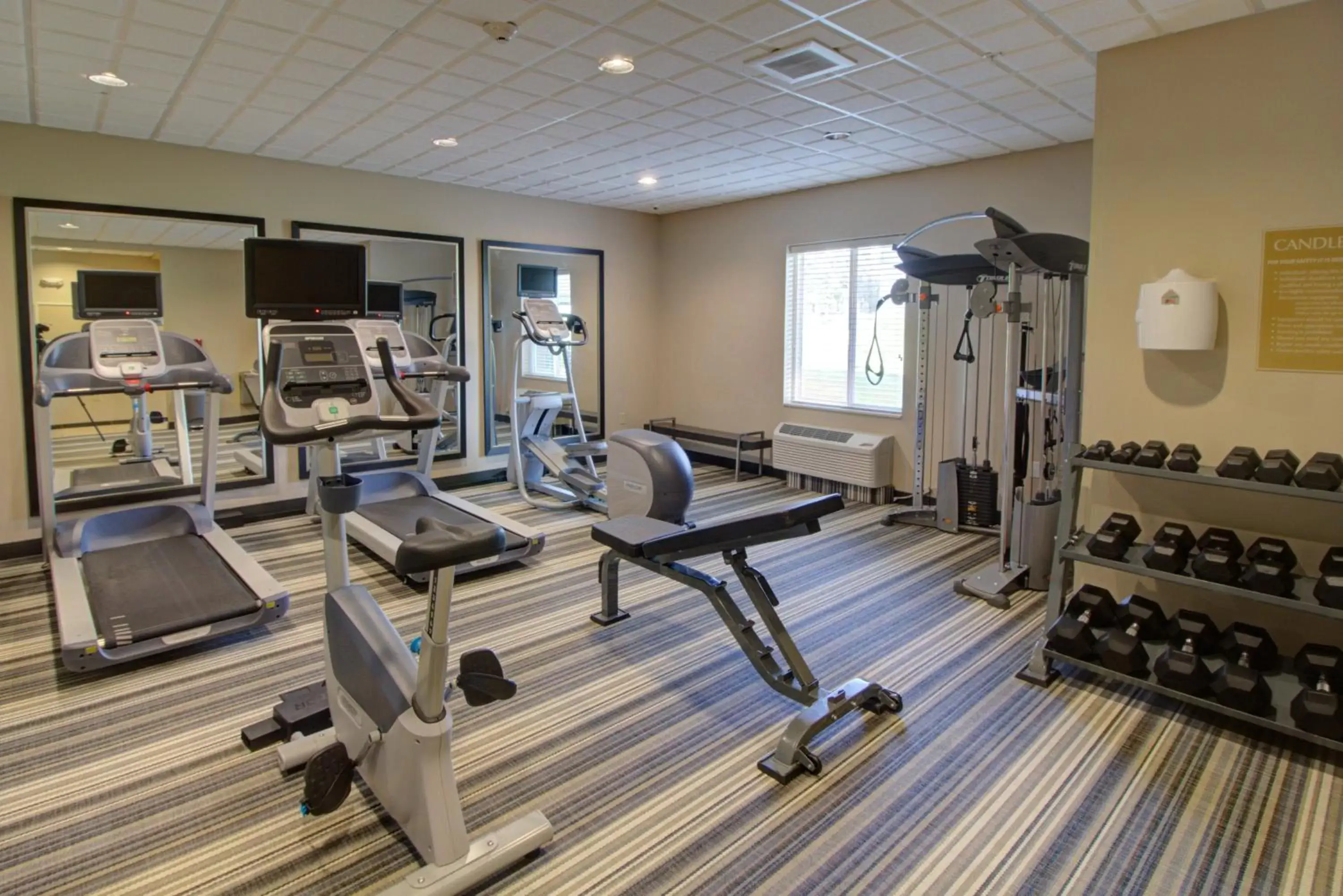 Fitness centre/facilities, Fitness Center/Facilities in Candlewood Suites Sioux City - Southern Hills, an IHG Hotel