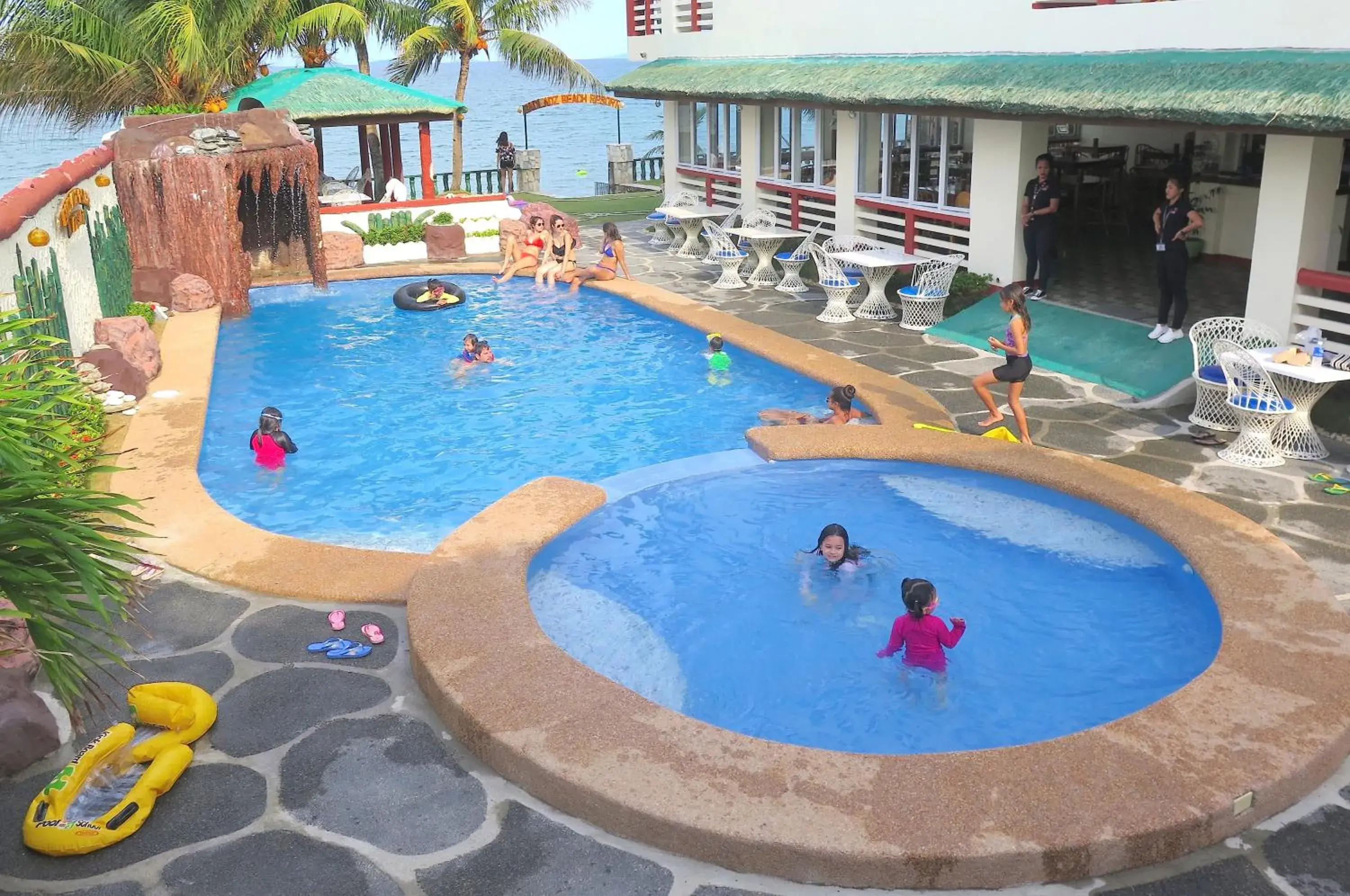 Pool view, Guests in Badladz Beach and Dive Resort