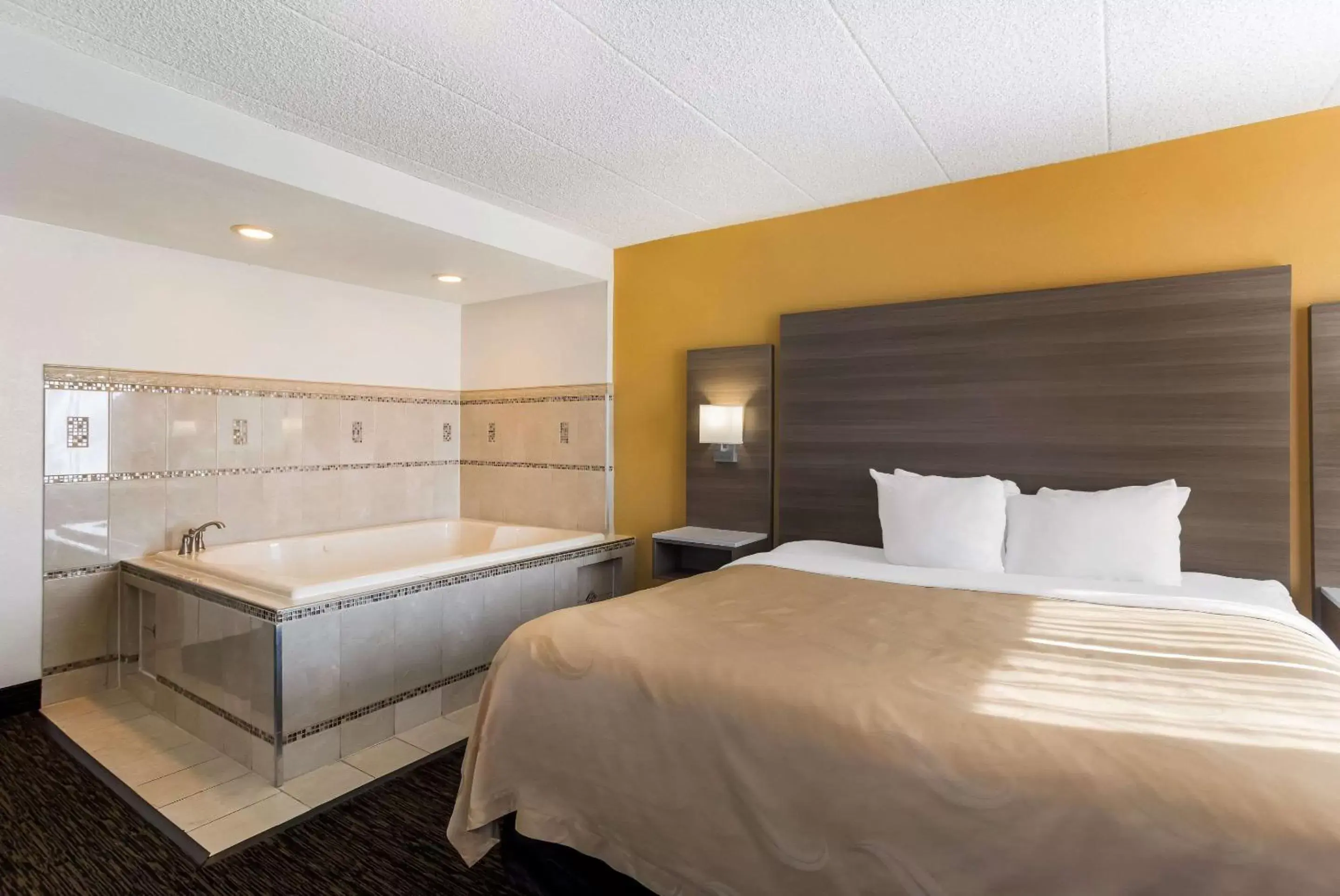 Bedroom, Bed in Quality Suites Milwaukee Airport