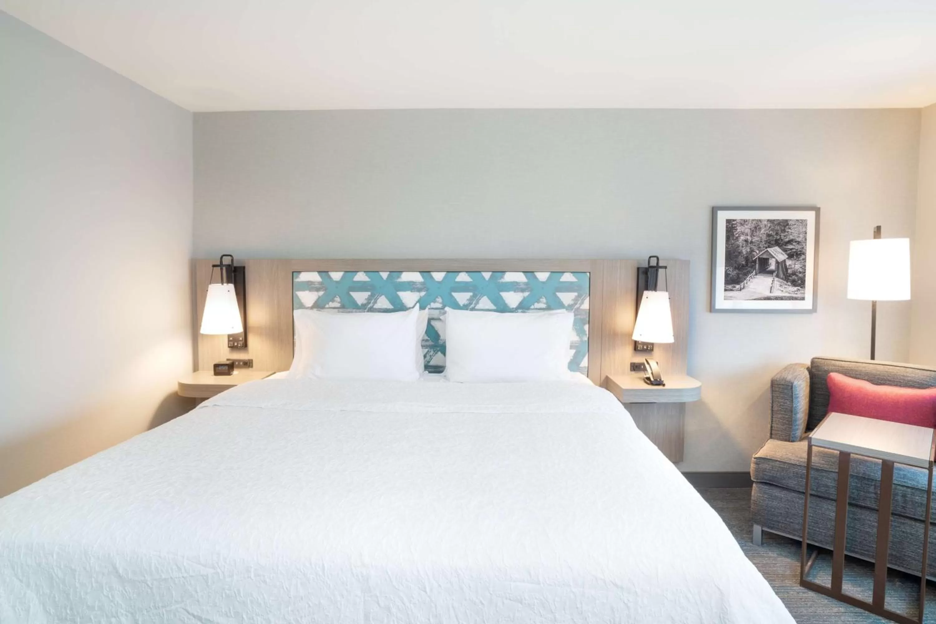 Bed in Hampton Inn Greer Greenville, Sc