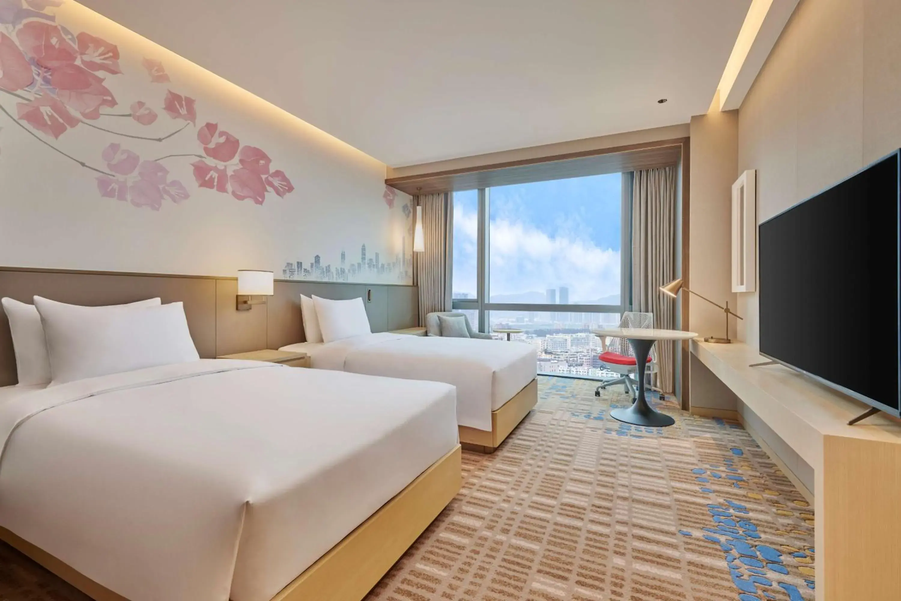 Bed in Hilton Garden Inn Shenzhen Guangming