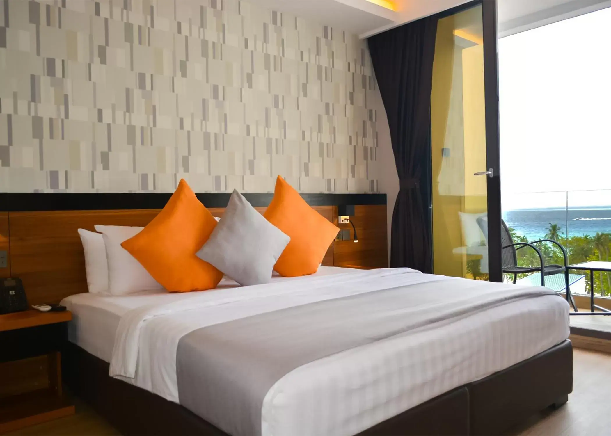 Bed in Triton Prestige Seaview and Spa