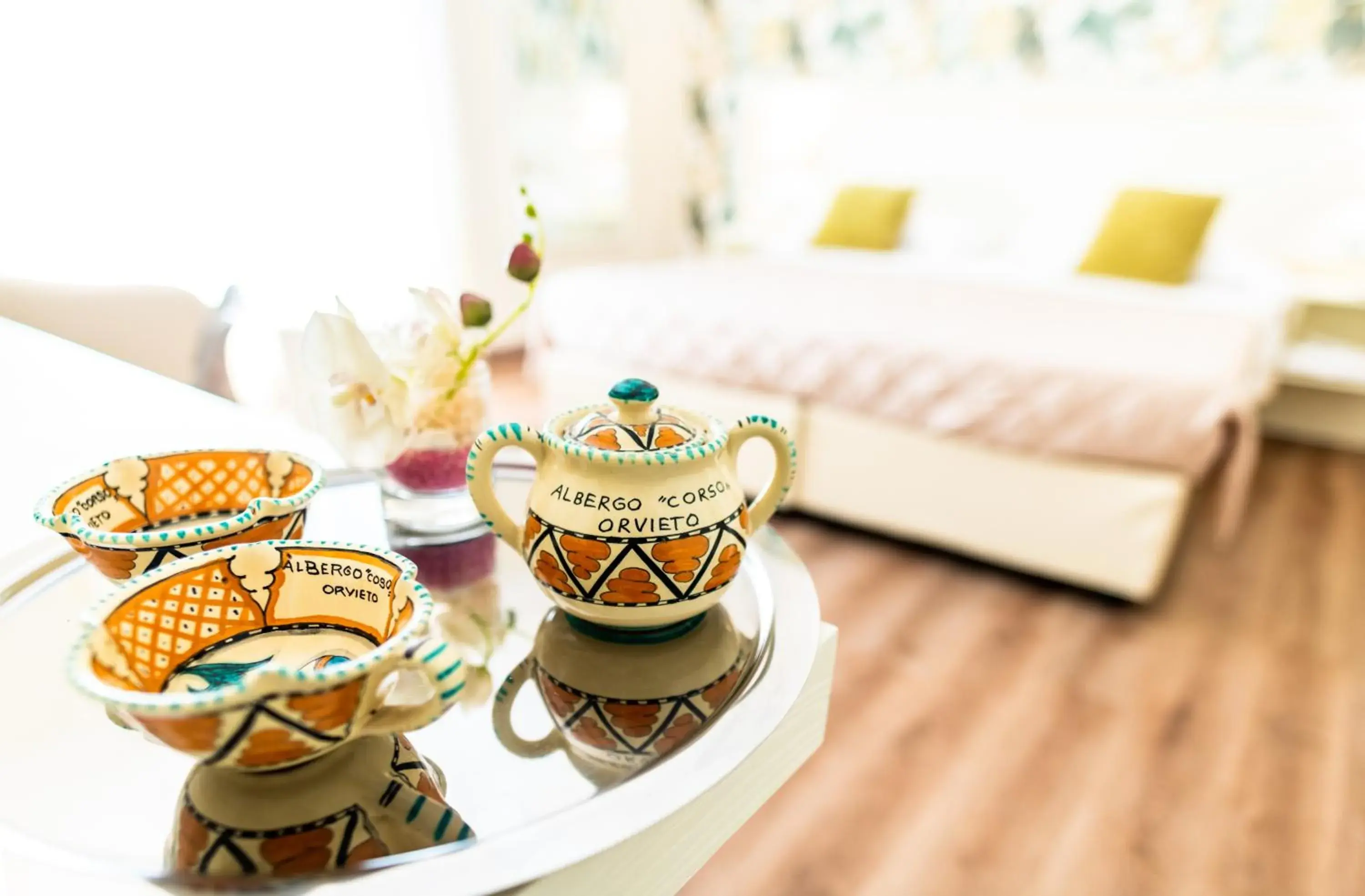 Bed in Hotel Corso Bed in Hotel Corso