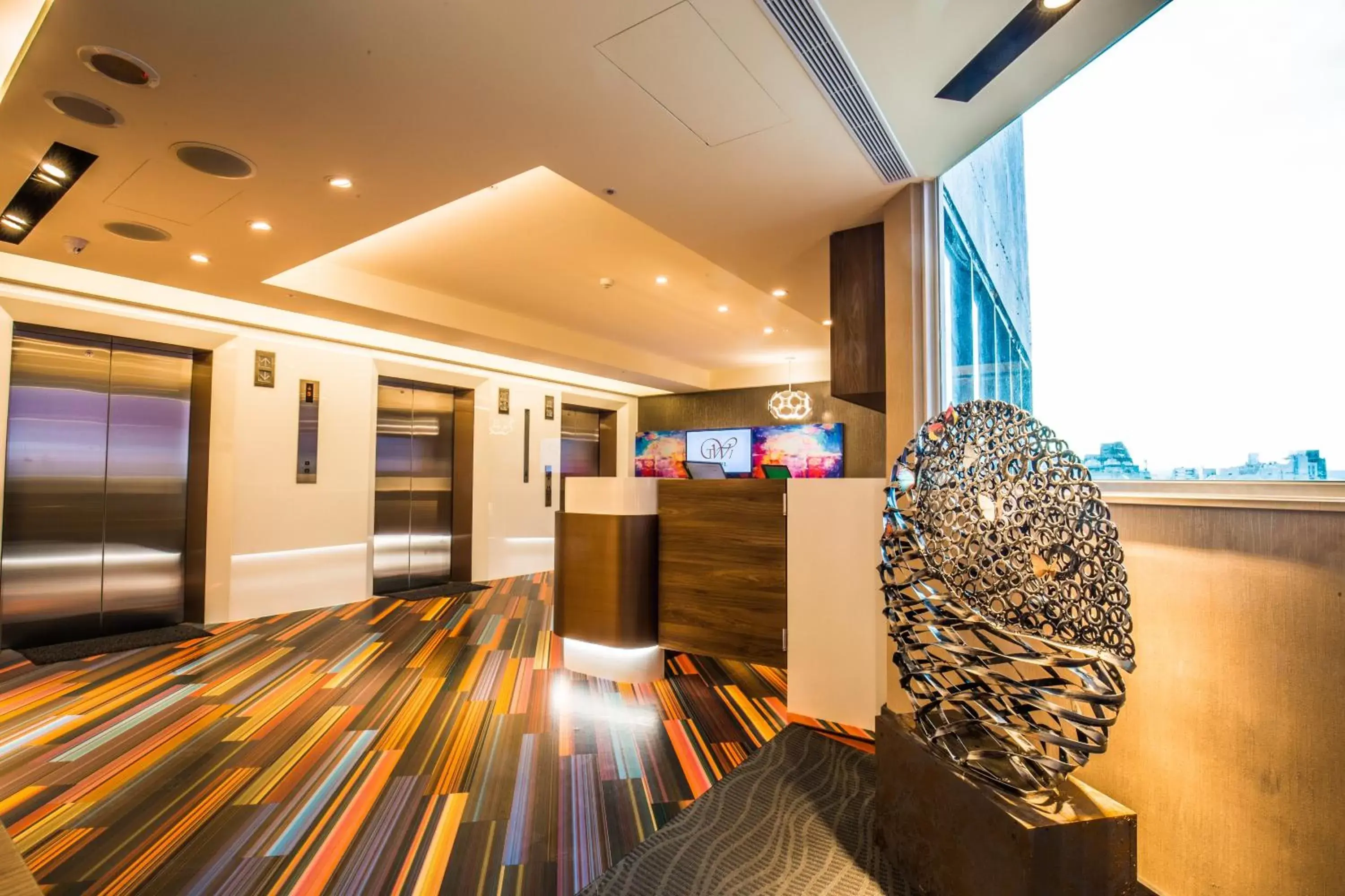 Lobby or reception in Walker Hotel. Ximen Lobby or reception in Walker Hotel. Ximen
