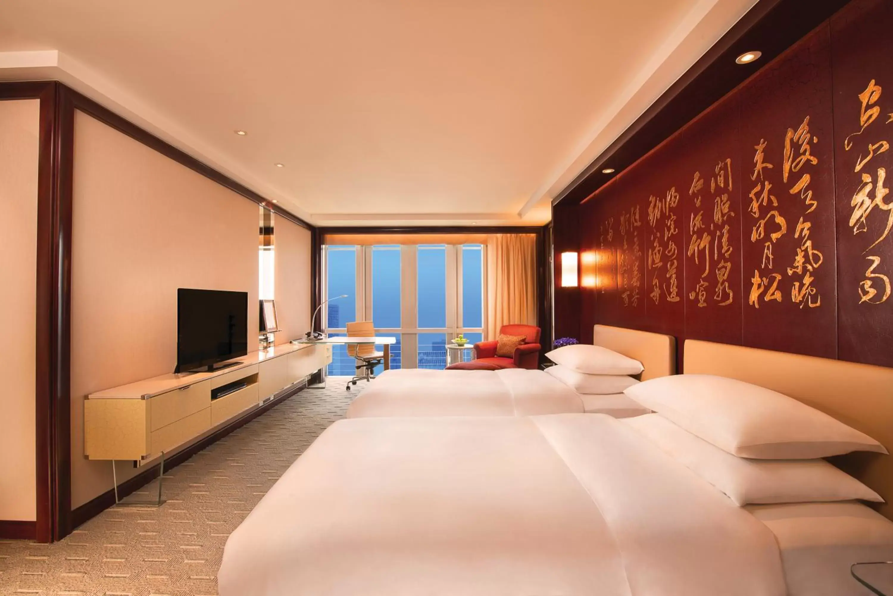 Bedroom in Grand Hyatt Shanghai