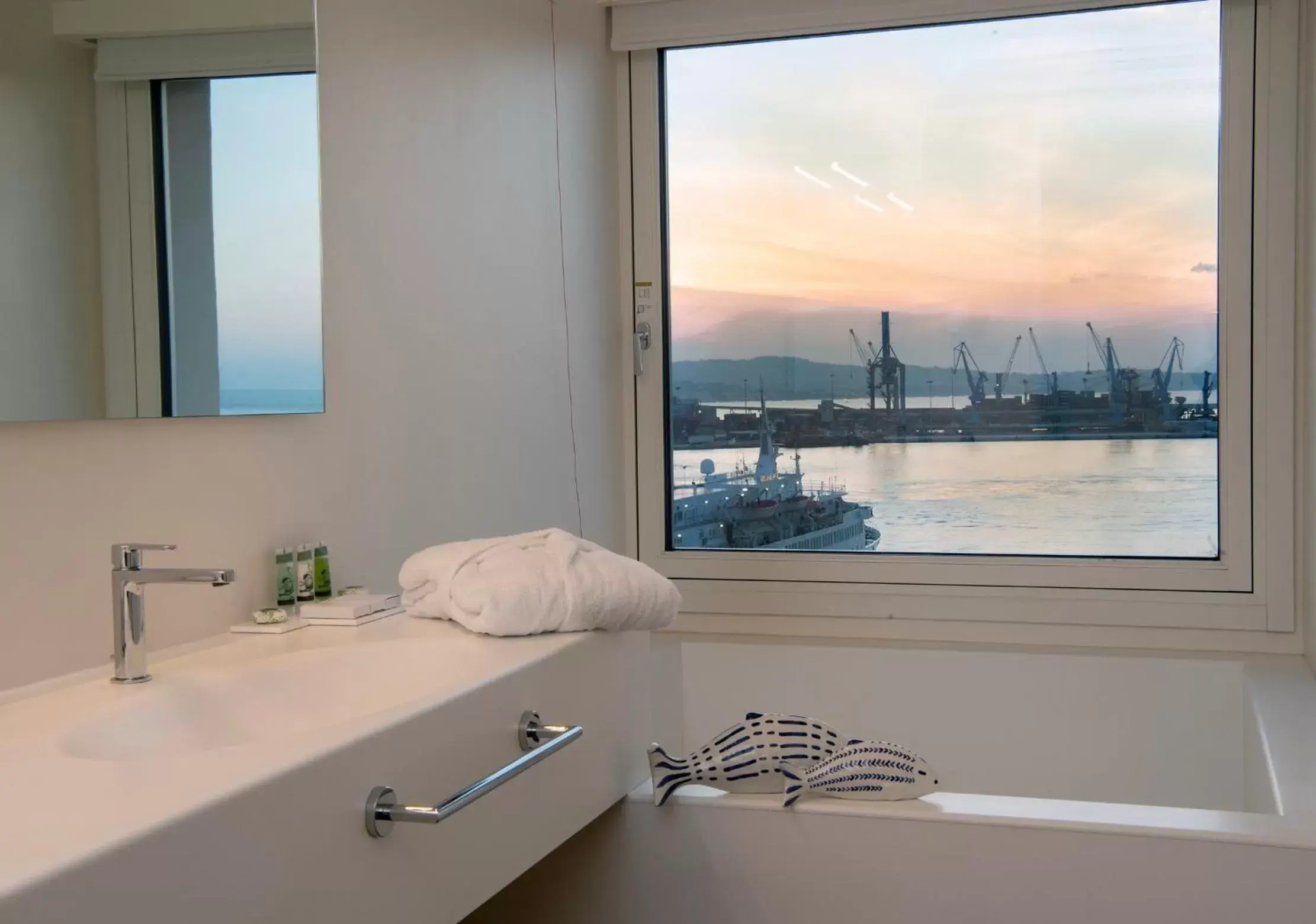 Bathroom in Grand Hotel Palace