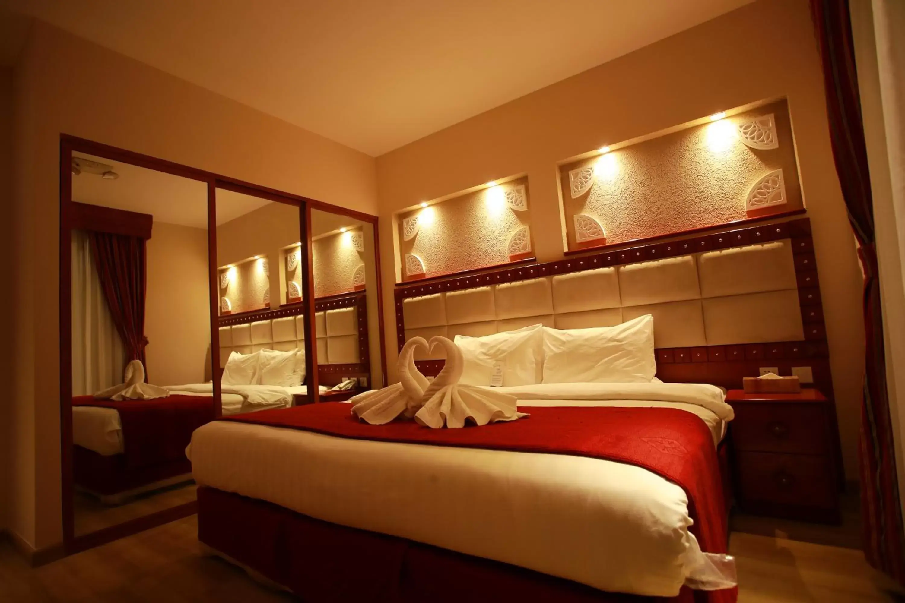 Bed in Al Liwan Suites Rawdat Al Khail