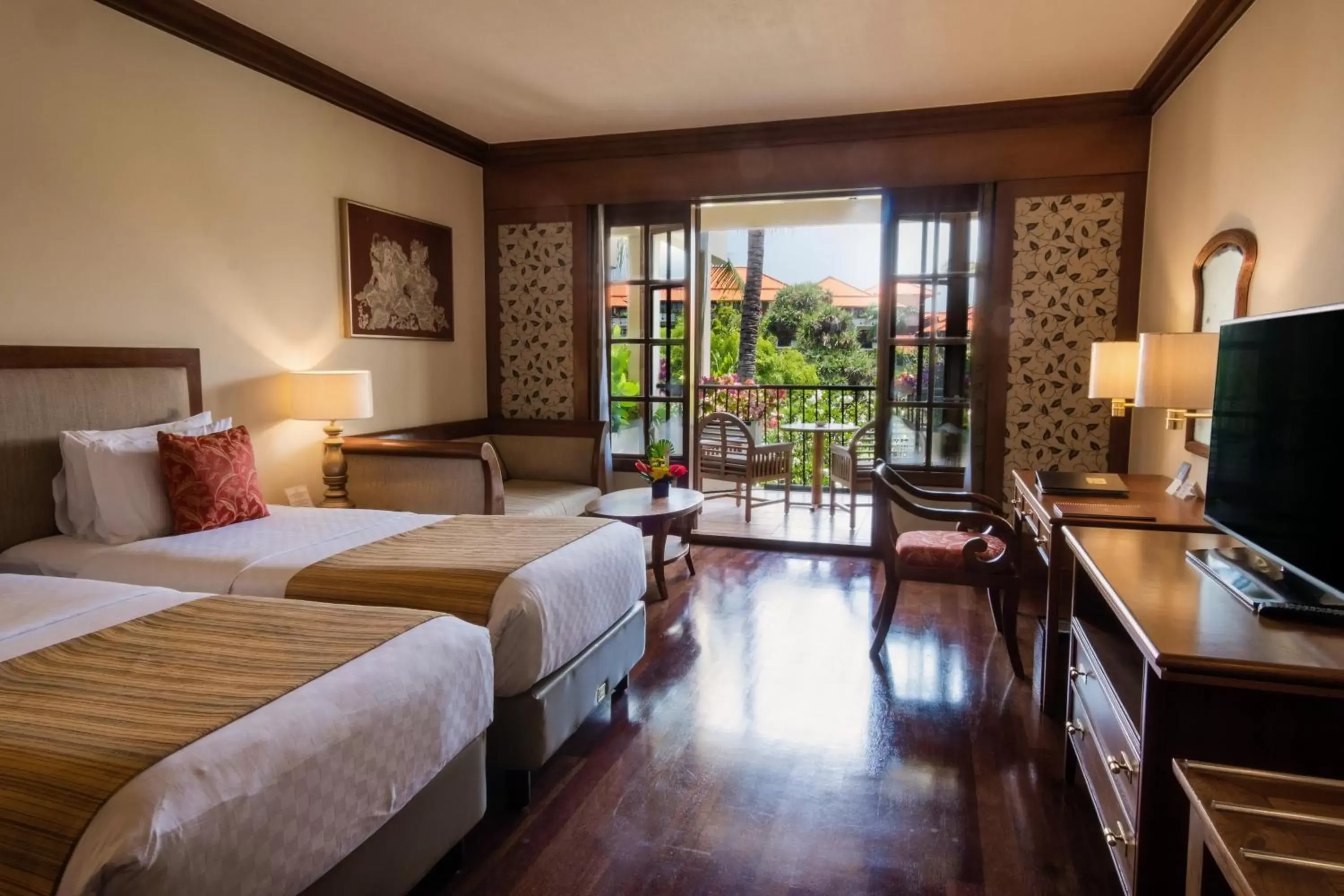 Deluxe Double or Twin Room with Free Resorts Activities and Kids Amenities in Ayodya Resort Bali Deluxe Double or Twin Room with Free Resorts Activities and Kids Amenities in Ayodya Resort Bali