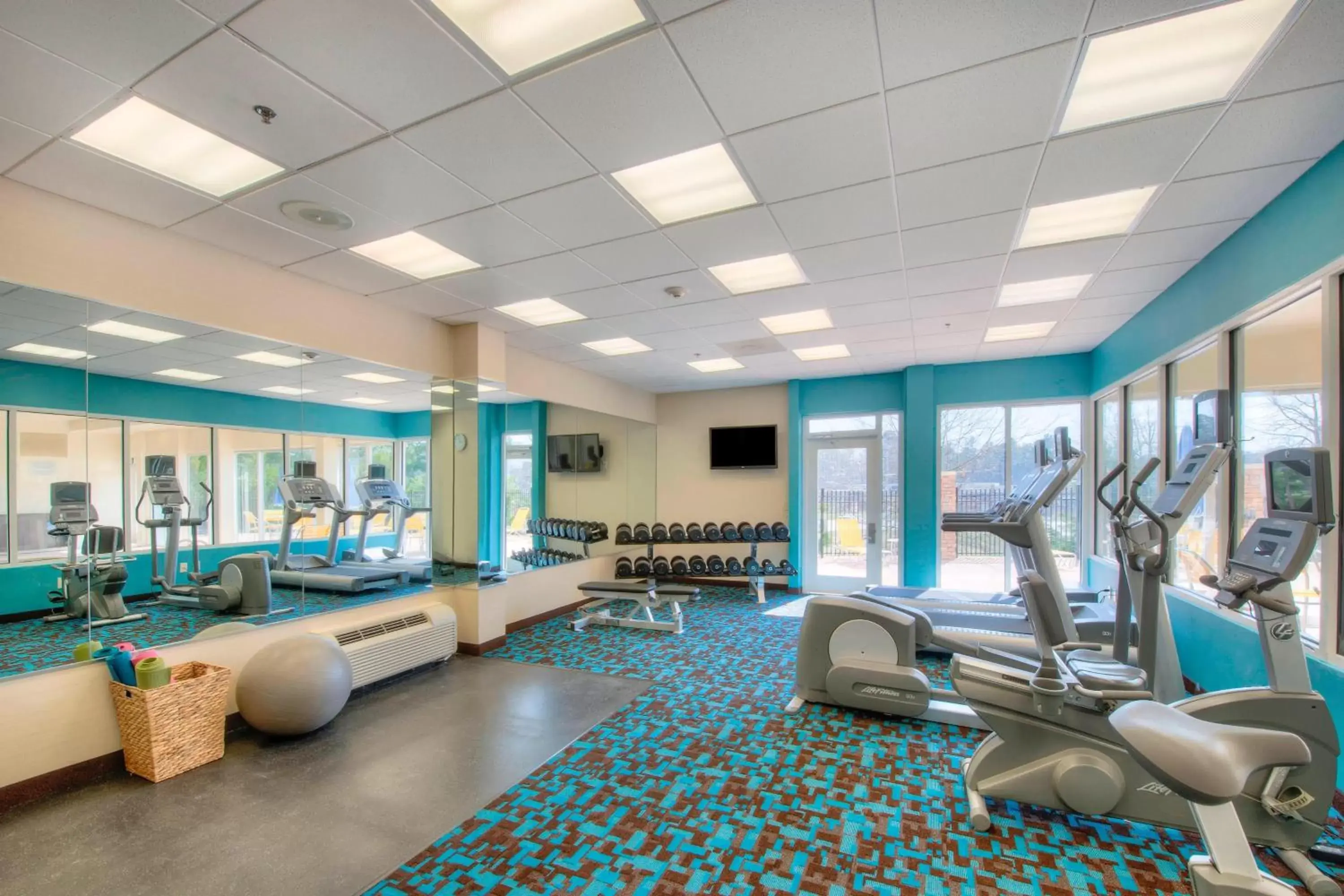 Fitness centre/facilities, Fitness Center/Facilities in Fairfield Inn and Suites by Marriott Durham Southpoint