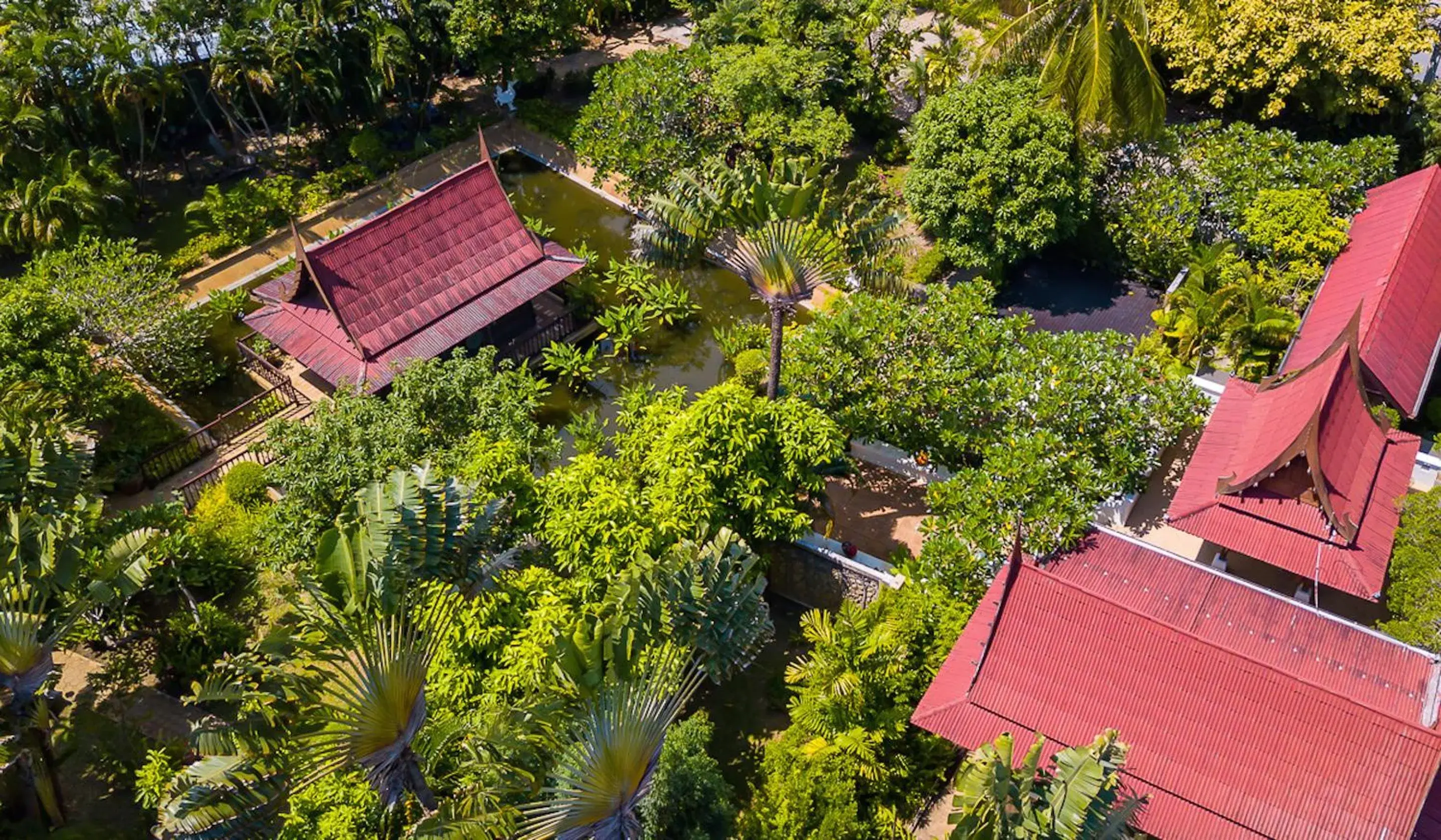 Bird's eye view, Bird's-eye View in Ban Keaw Villas