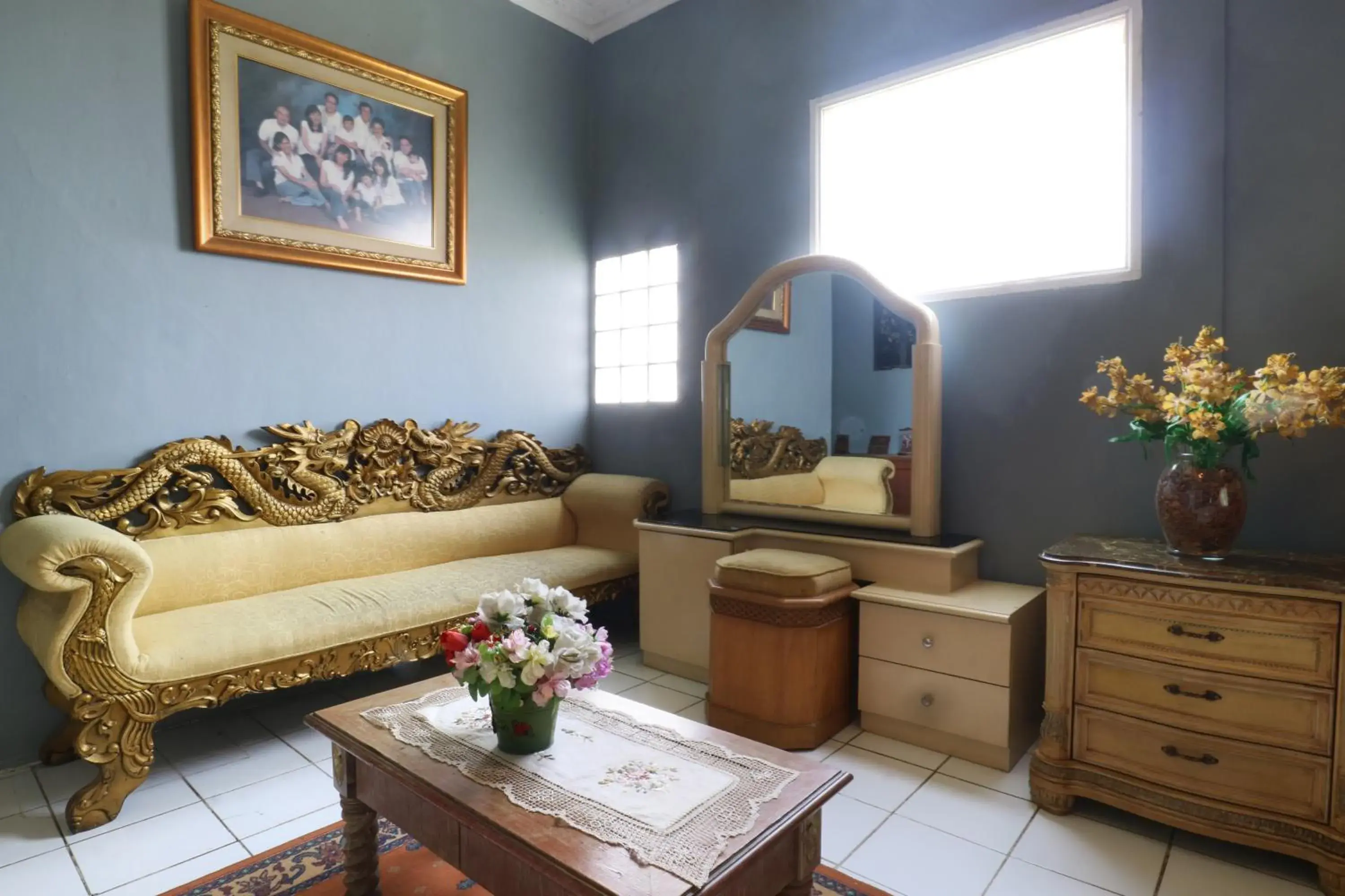 Living room, Seating Area in Villa Sri Manganti