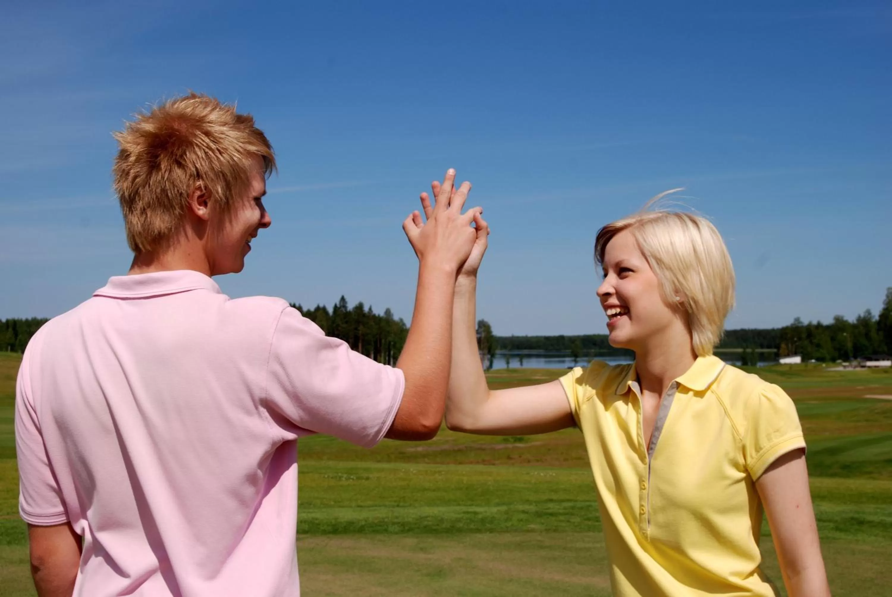 Golfcourse in Revontuli Resort Rooms