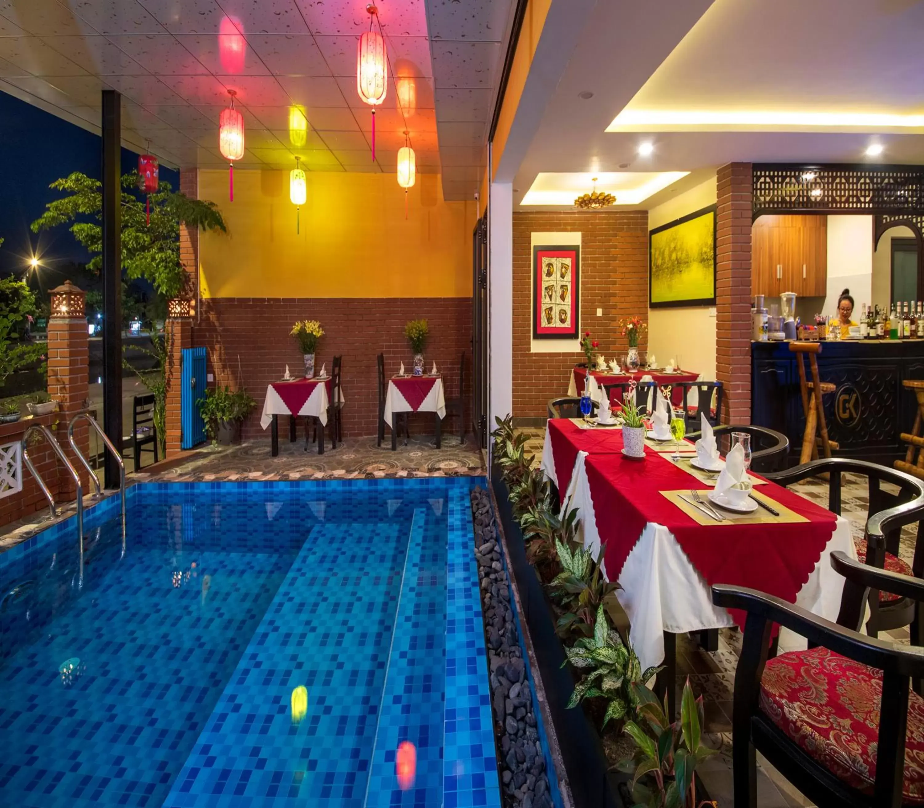 Pool view in Hoi An Riverland Villa - Hoi An Center Pool view in Hoi An Riverland Villa - Hoi An Center