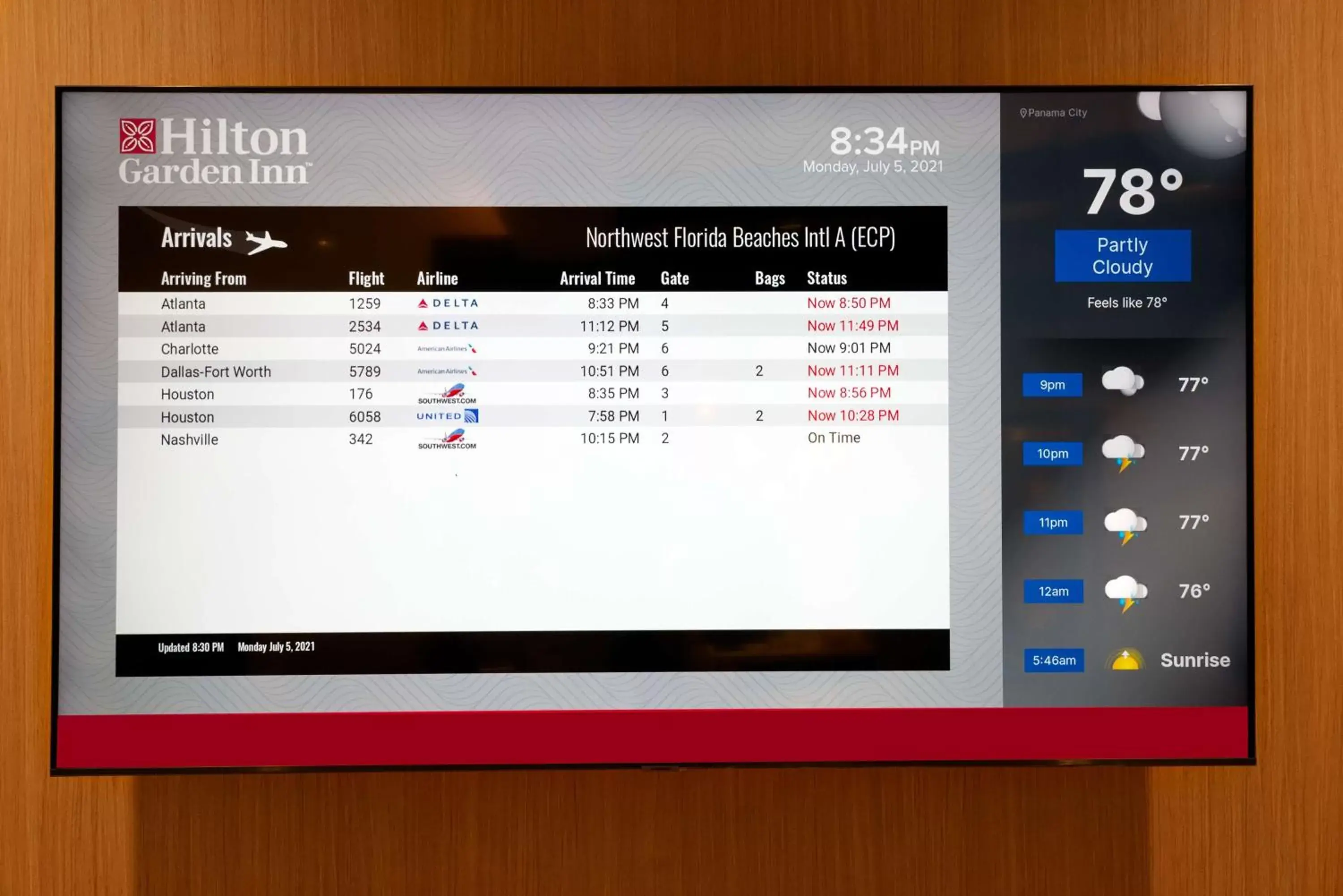 Lobby or reception, Floor Plan in Hilton Garden Inn Panama City Airport, Fl