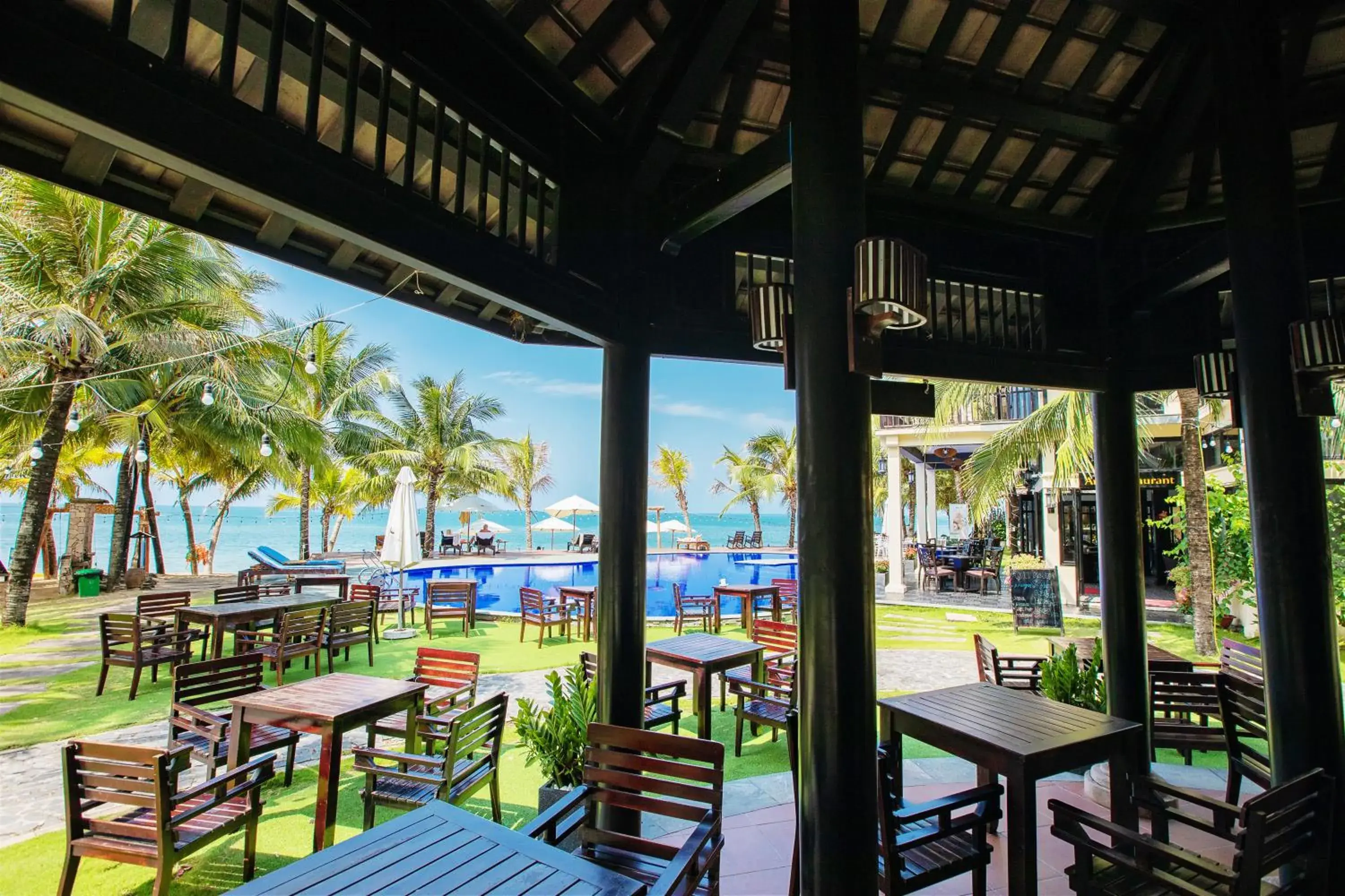 Pool View in Anja Beach Resort & Spa