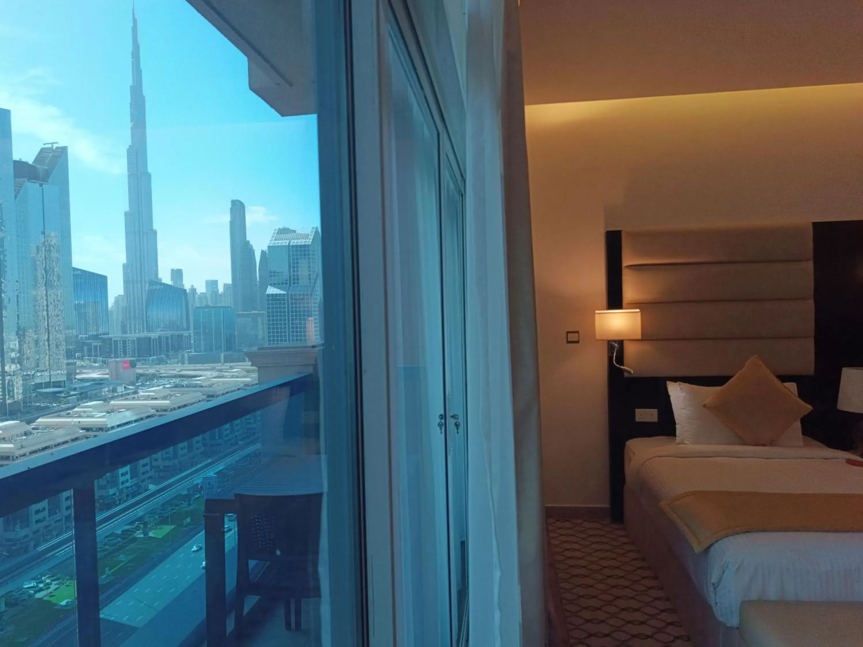 City view in Emirates Grand Hotel