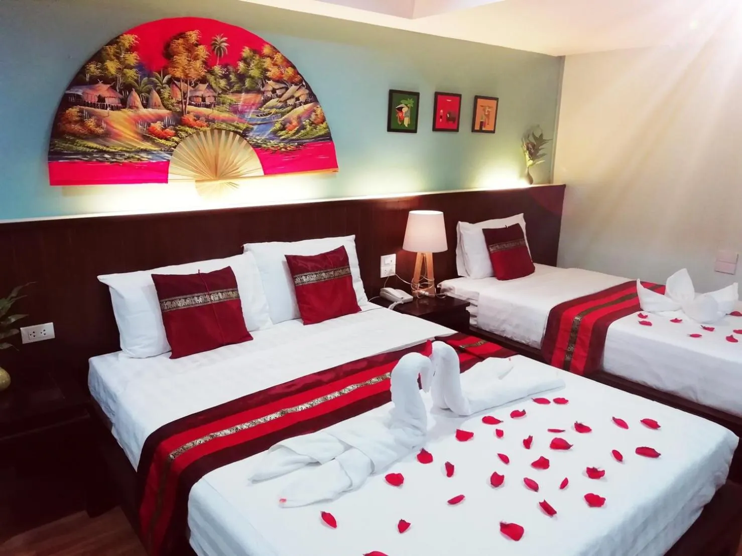 Bed in Mandala House, Chiang Mai