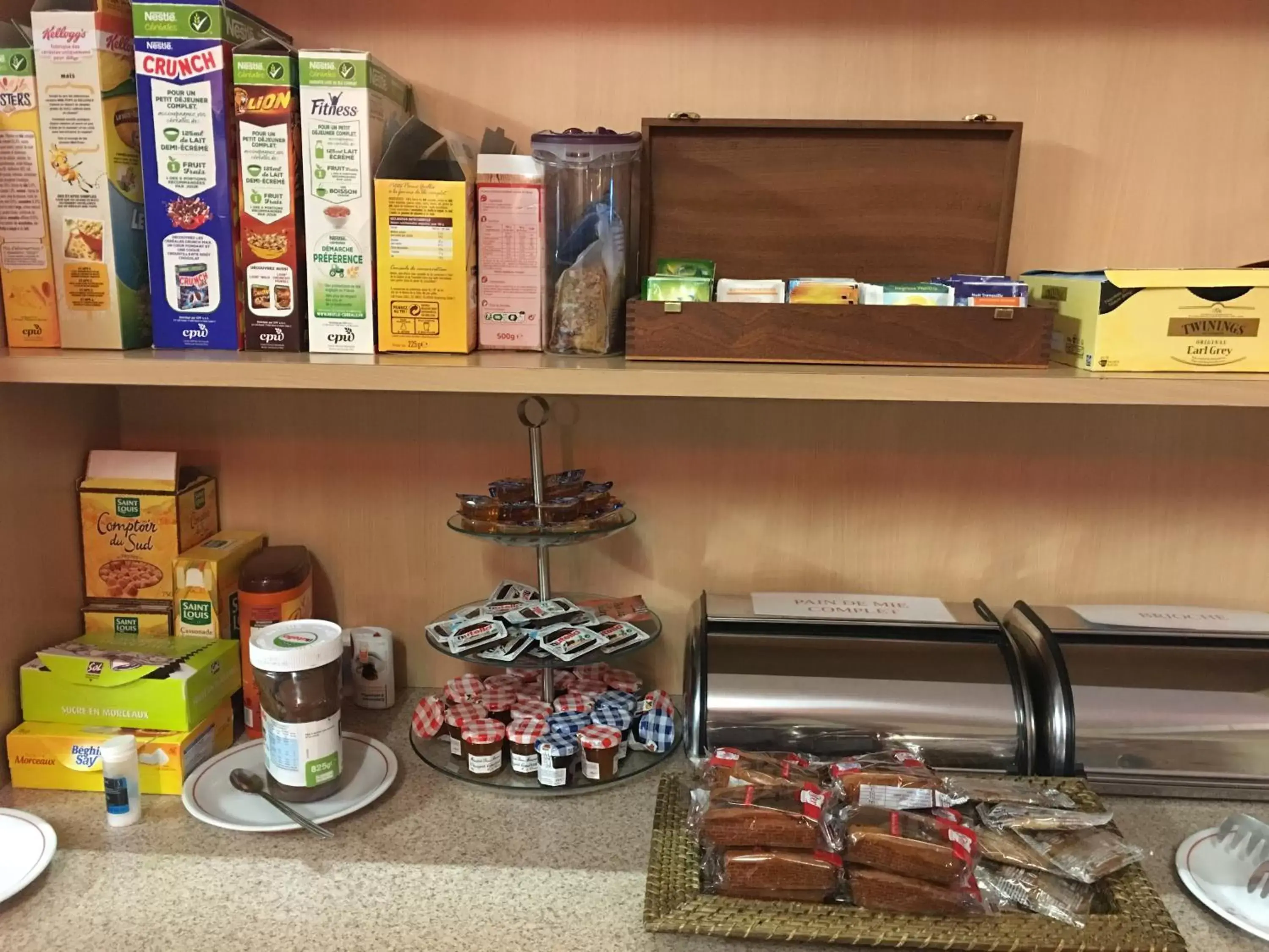 Continental breakfast in Le Relais de Gascogne