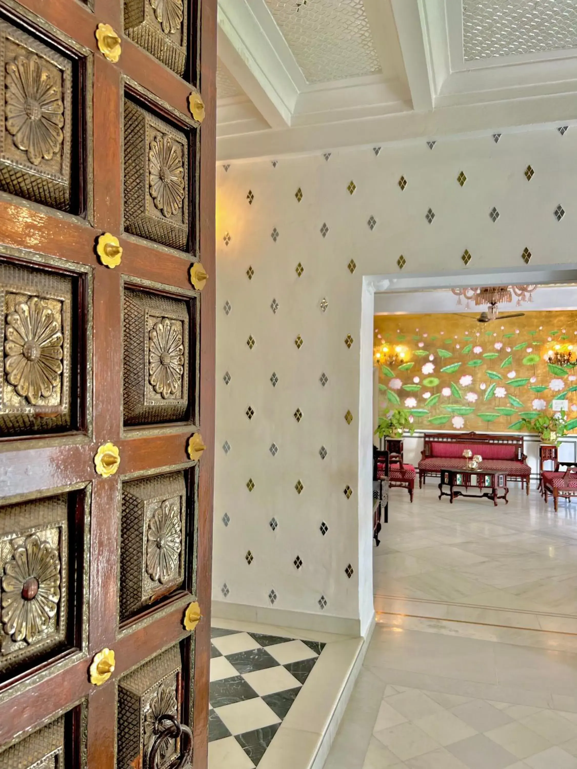 Facade/entrance in Jagat Niwas Palace Hotel
