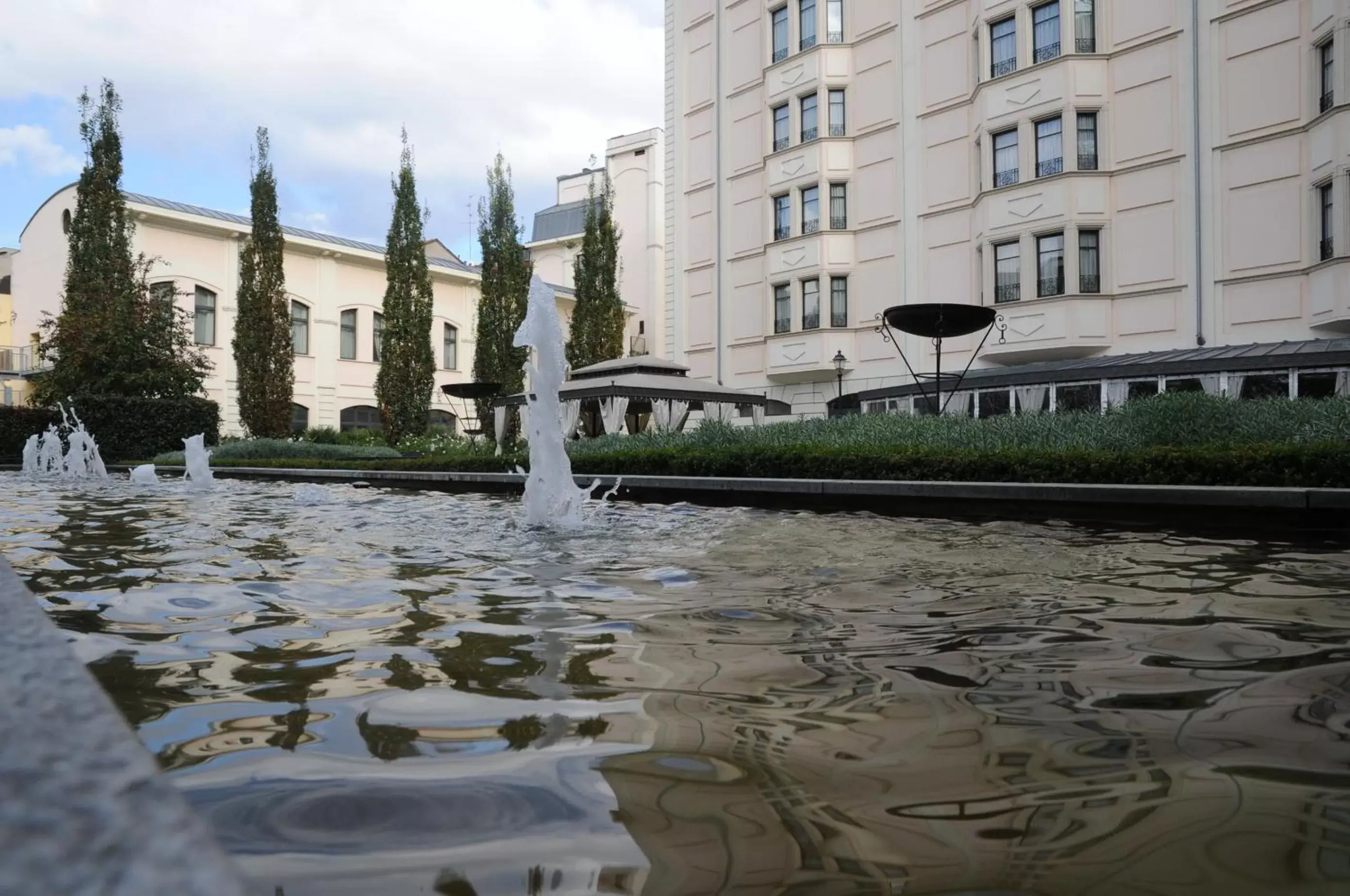 Garden view in Grand Visconti Palace