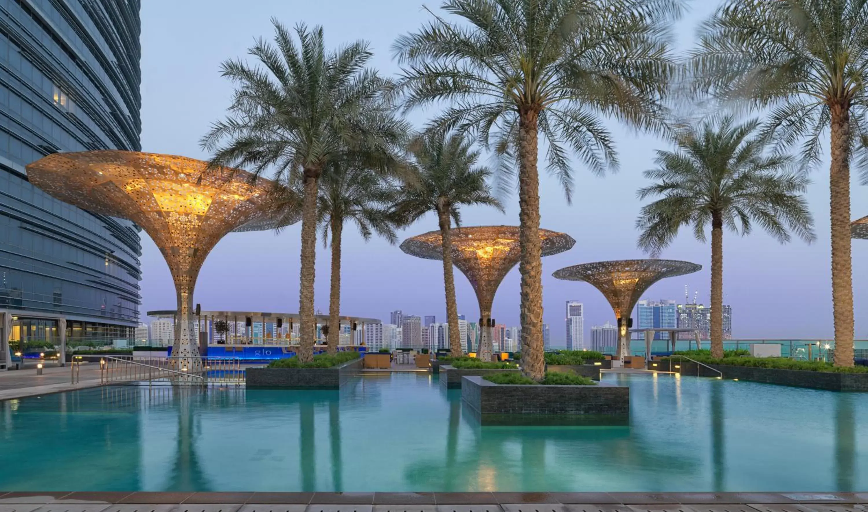 Pool view in Rosewood Abu Dhabi