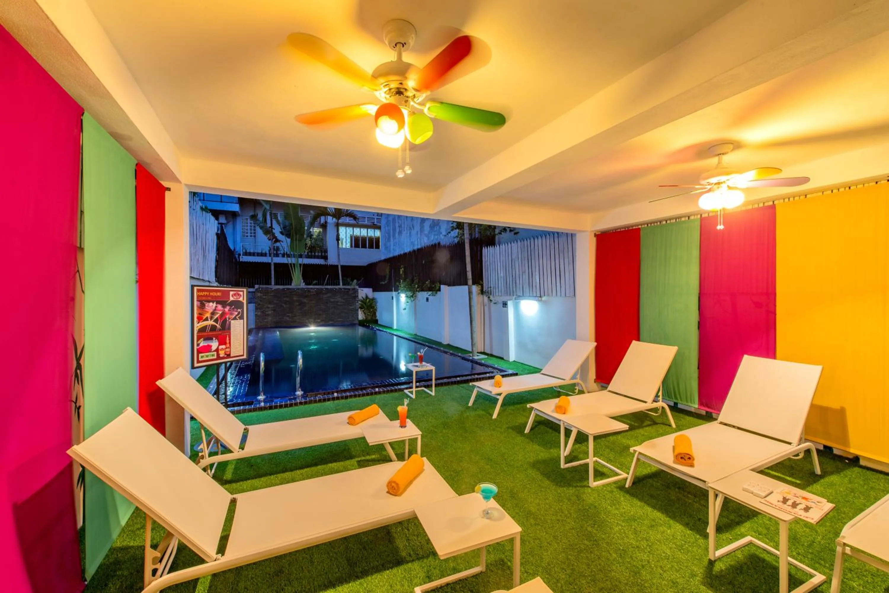 Seating area in JK Resident