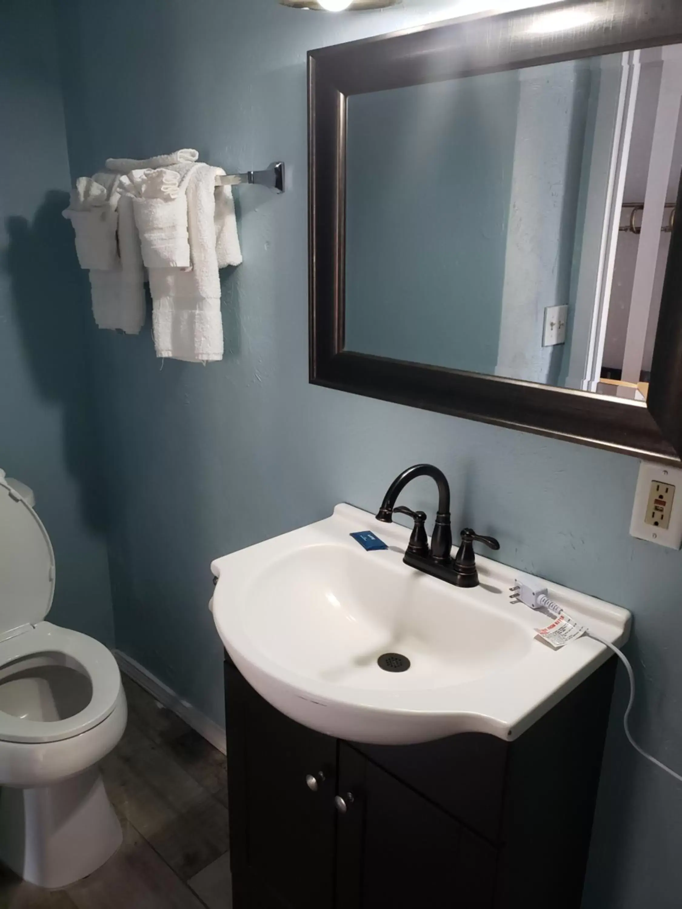 Bathroom in Topaz Motel - Flagler Beach