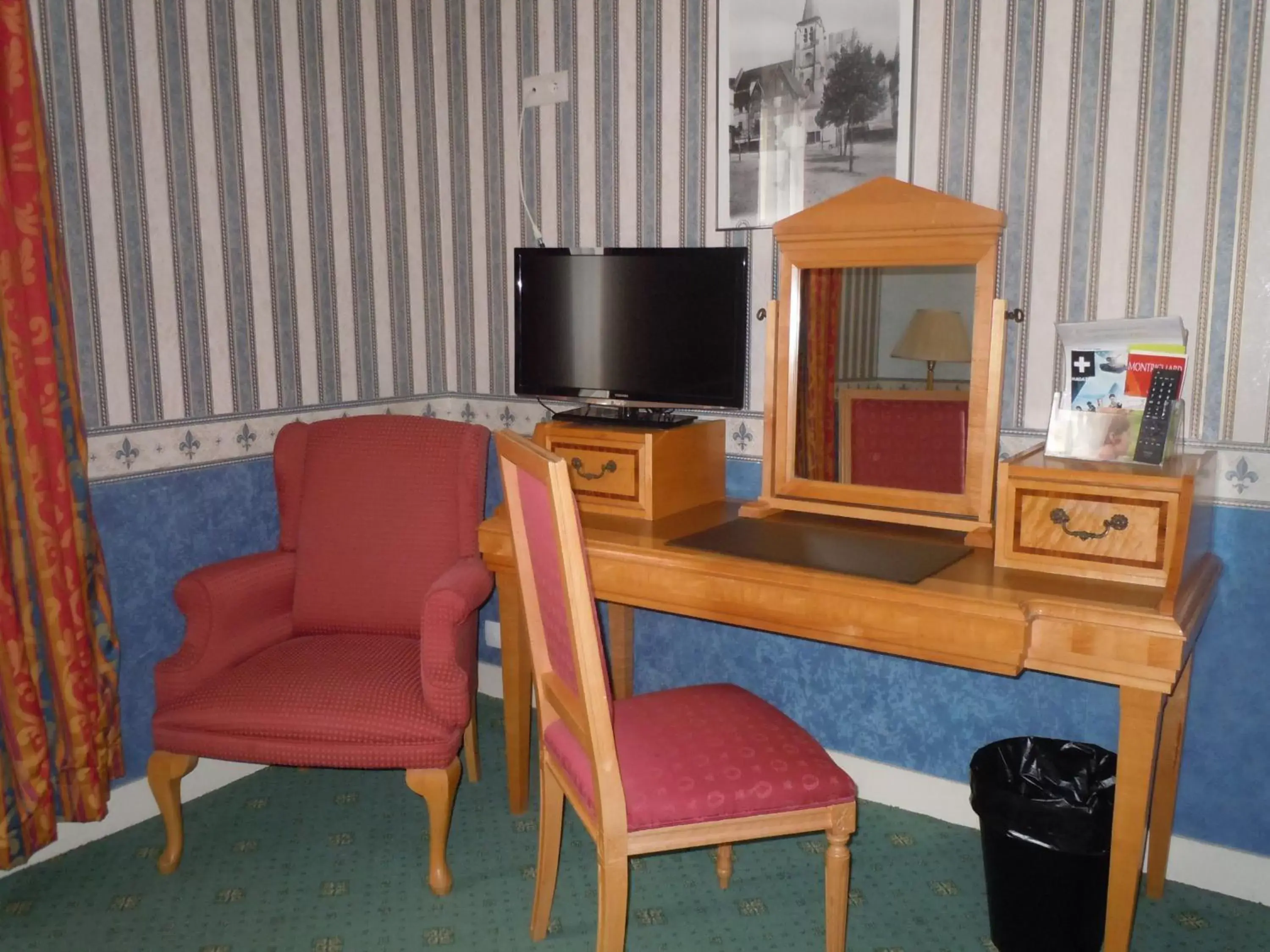 Decorative detail, TV/Entertainment Center in La Croix Blanche