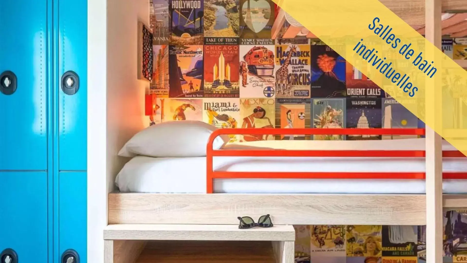 bunk bed in hotelF1 Lyon Bourgoin-Jallieu